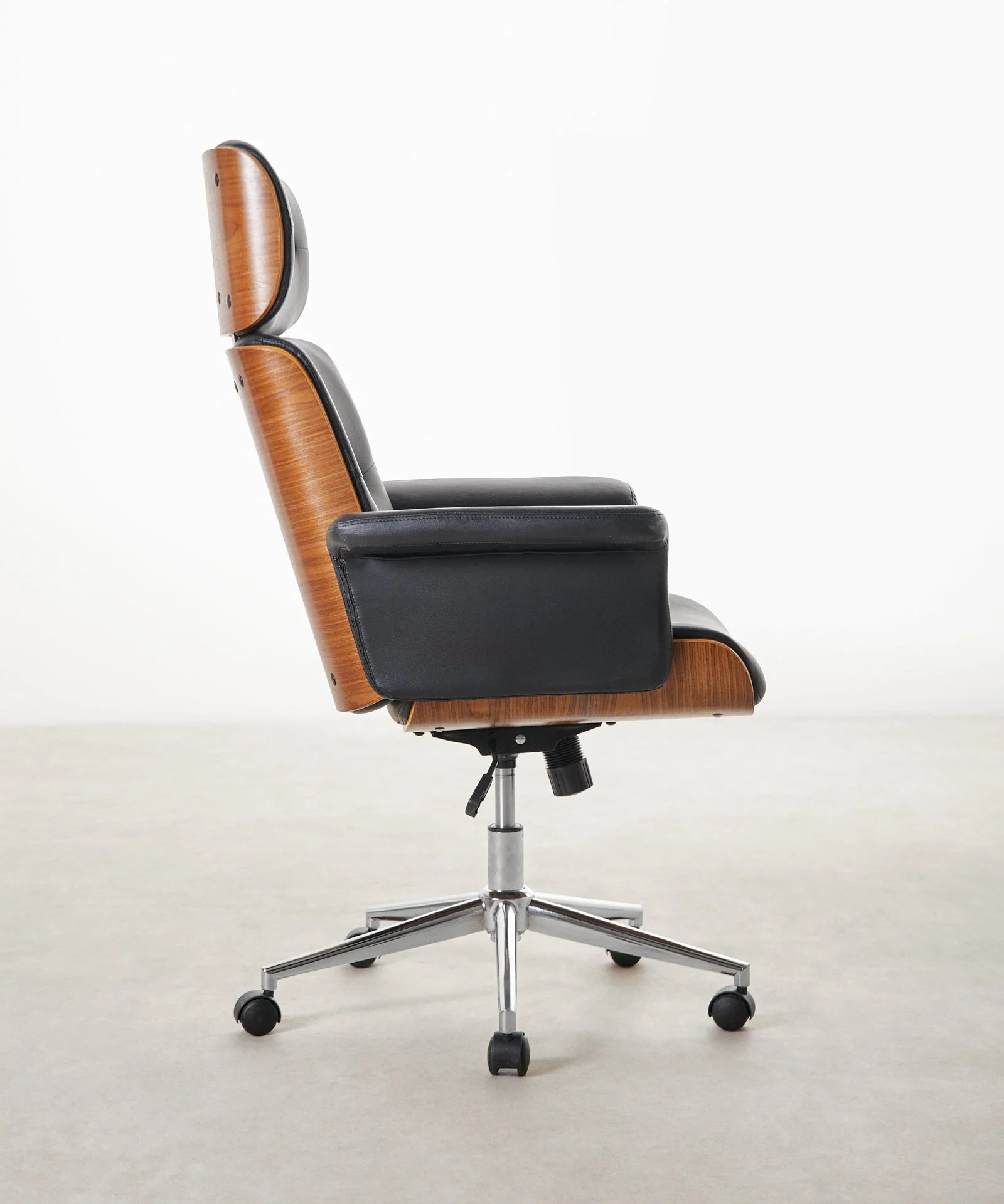 Silla de Escritorio de Polipiel y Madera Baltic - Image 3