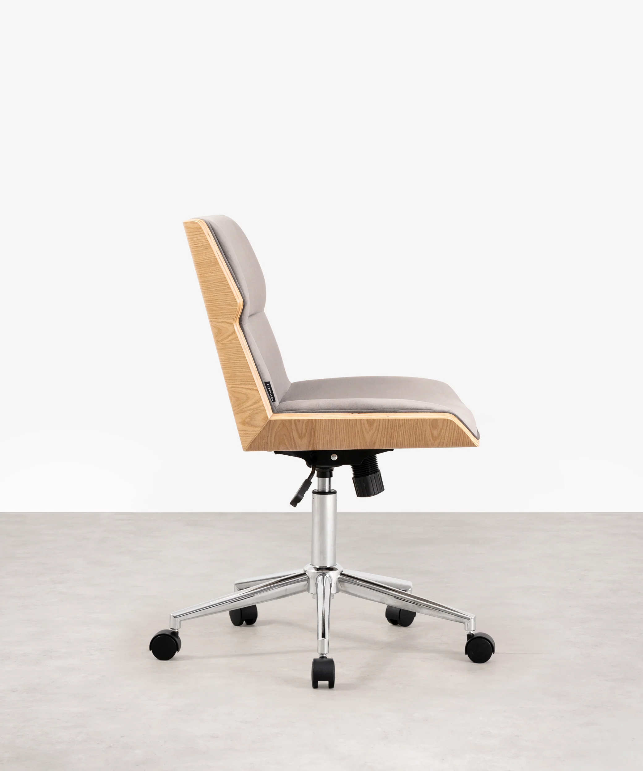Silla de Escritorio de Tela y Madera Lenox - Image 4
