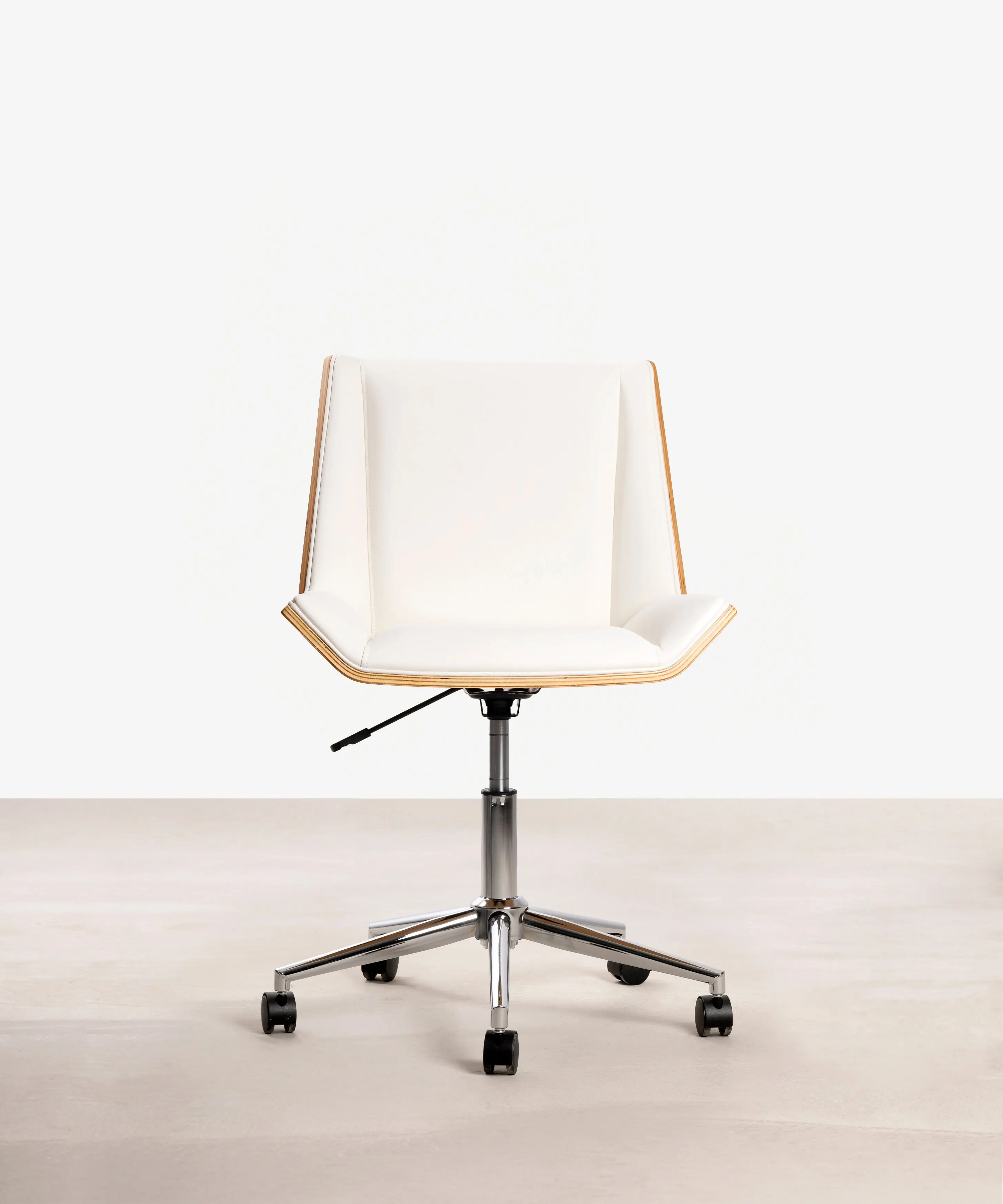 Silla de Escritorio de Polipiel y Madera Lyssa - Image 10