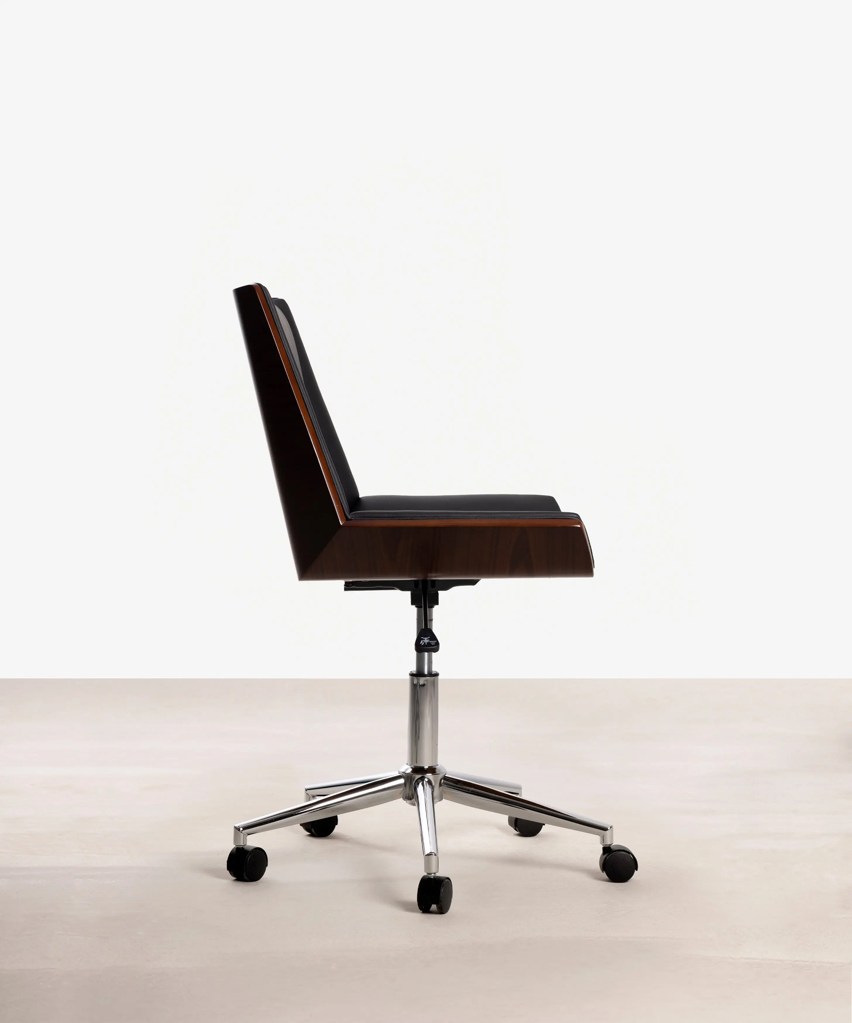 Silla de Escritorio de Polipiel y Madera Lyssa - Image 4