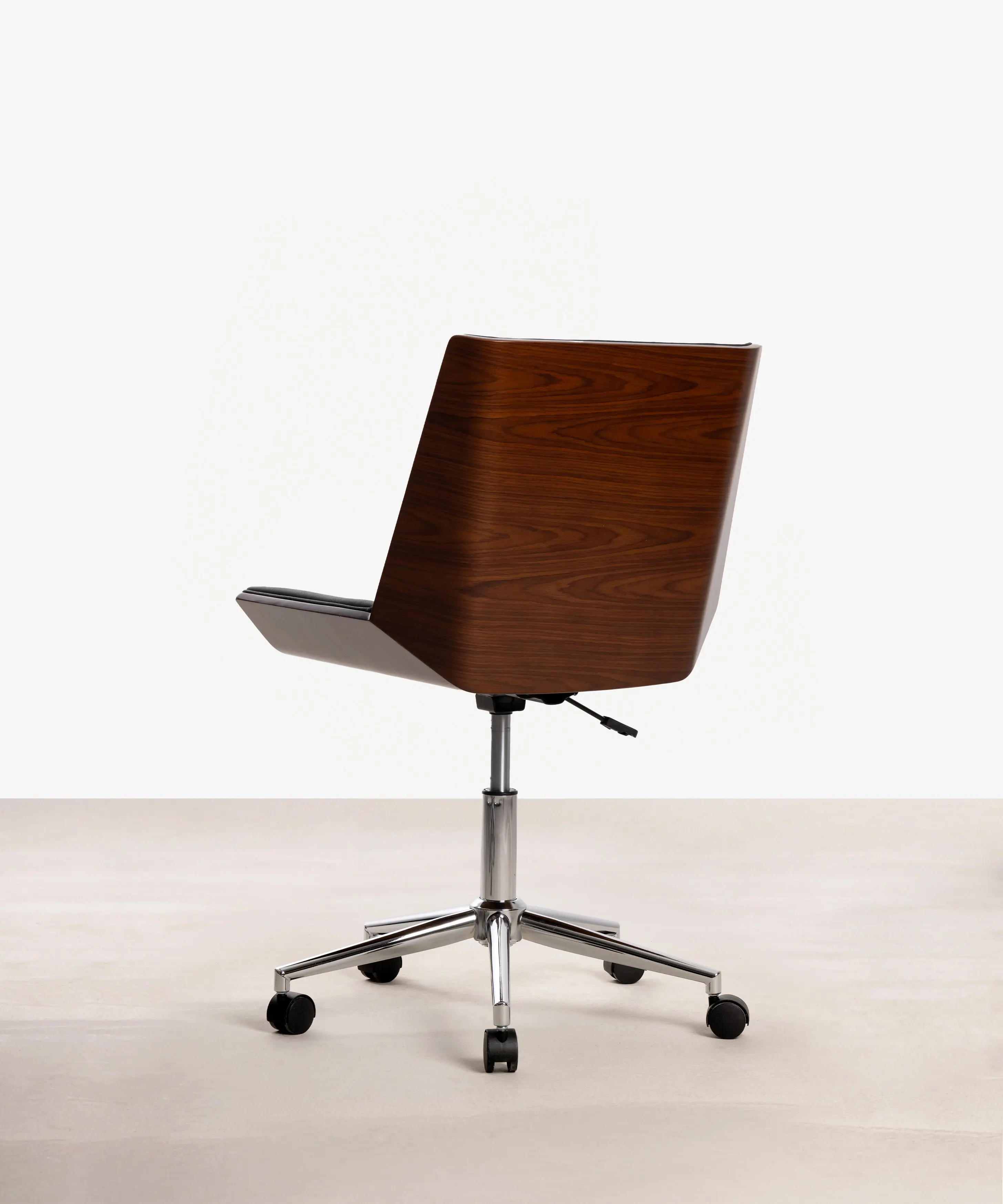Silla de Escritorio de Polipiel y Madera Lyssa - Image 5