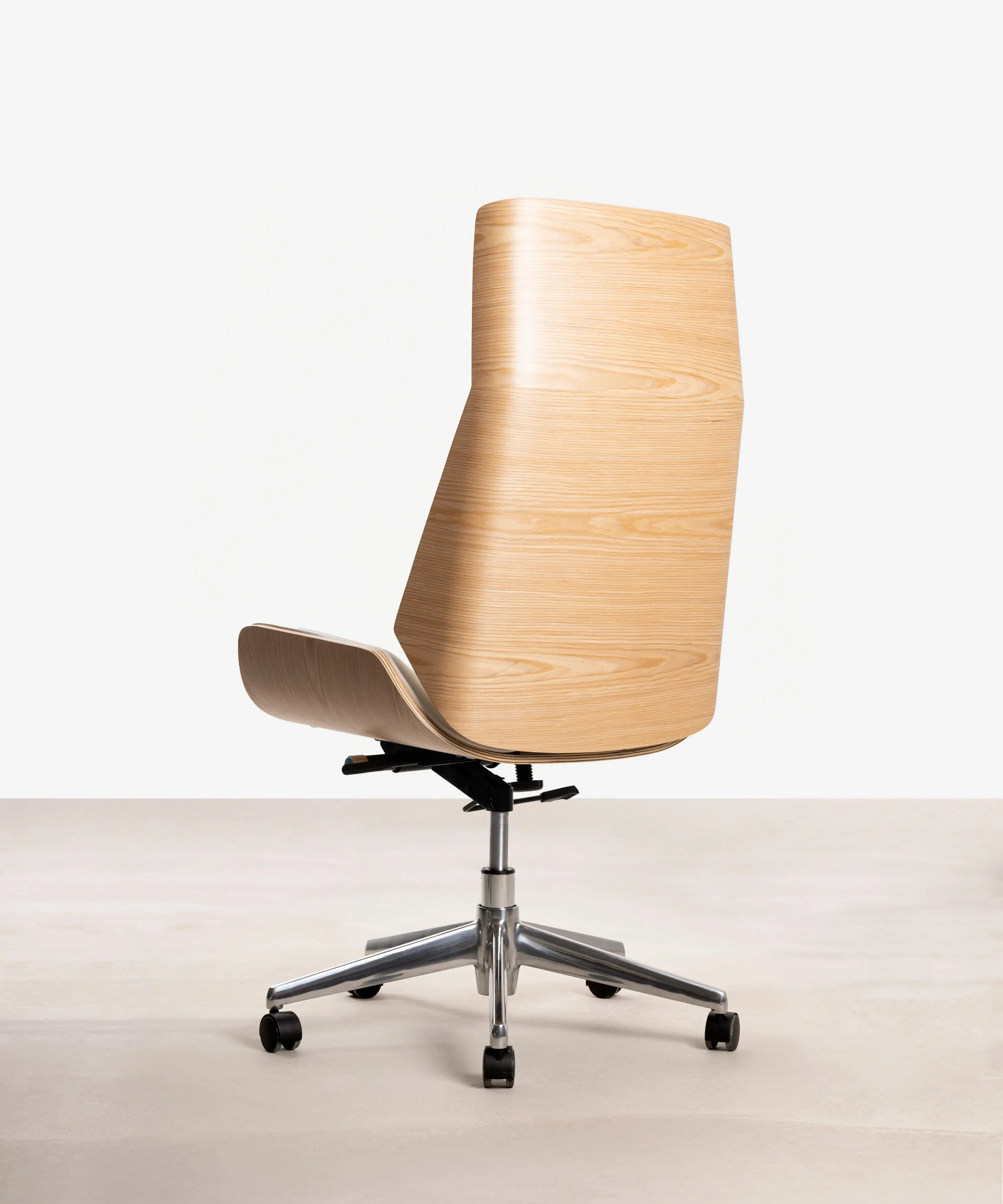 Silla de Escritorio de Polipiel y Madera Lyssa High - Image 12