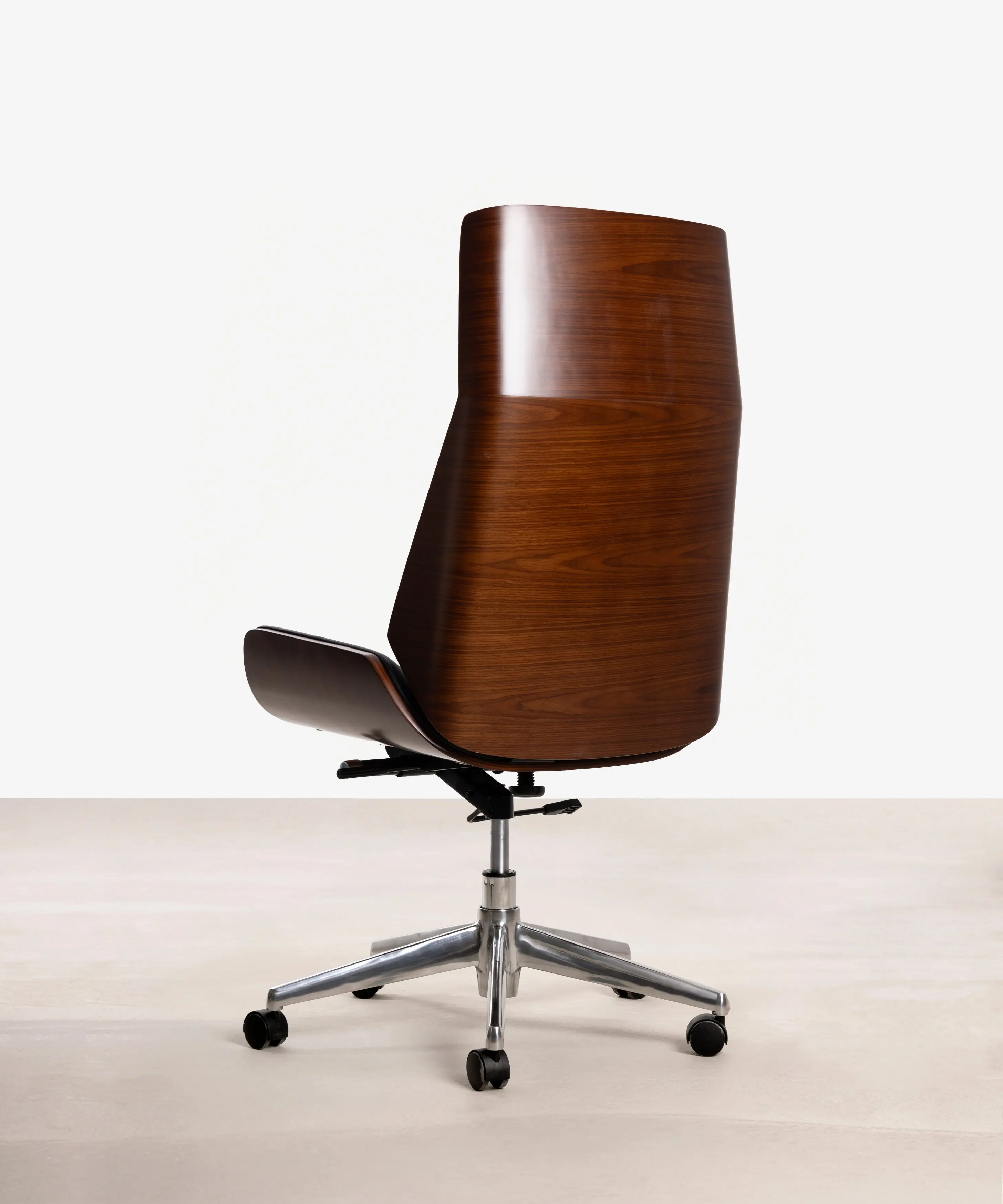 Silla de Escritorio de Polipiel y Madera Lyssa High - Image 5