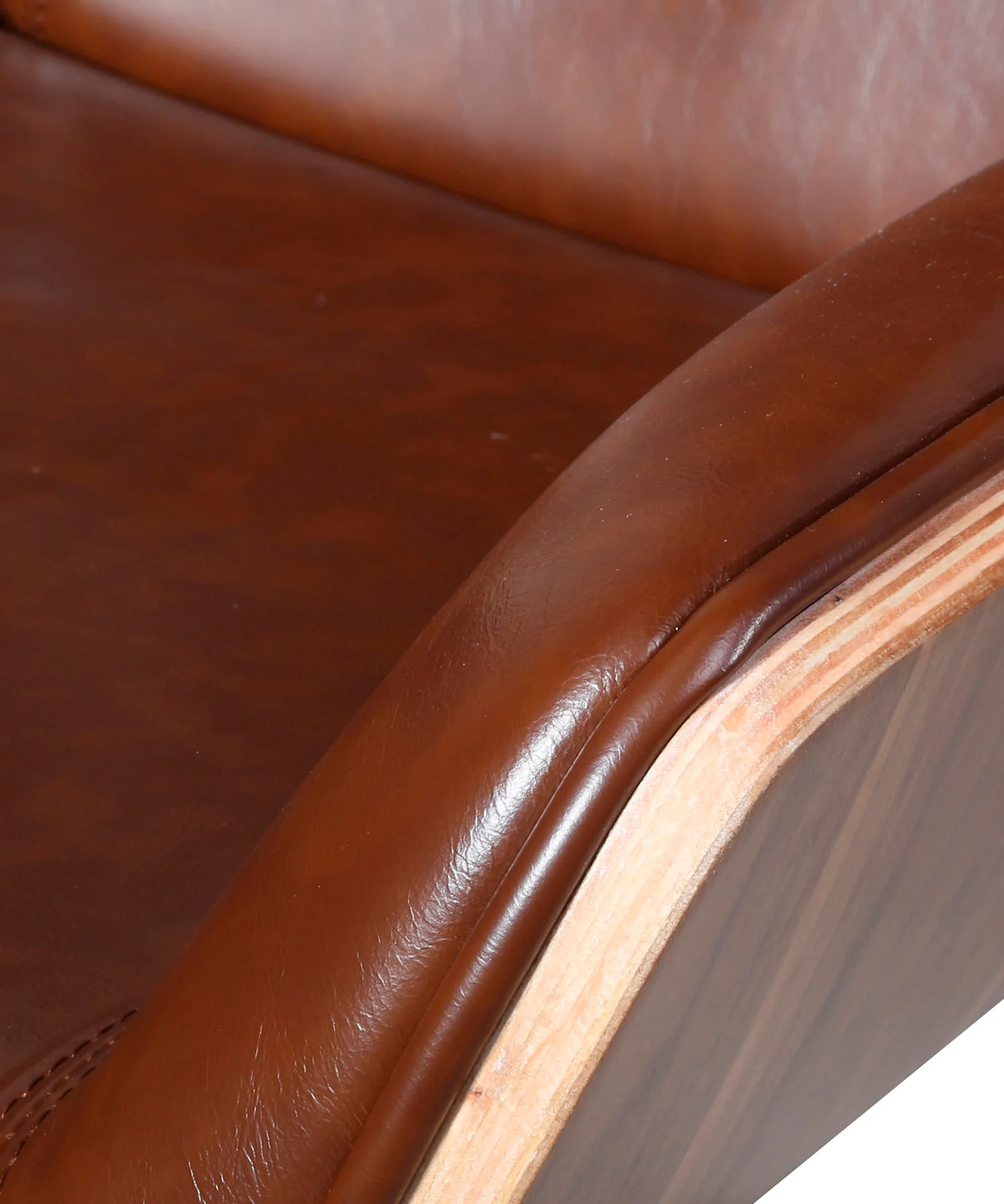 Silla de Escritorio de Piel y Madera Marvin - Image 16