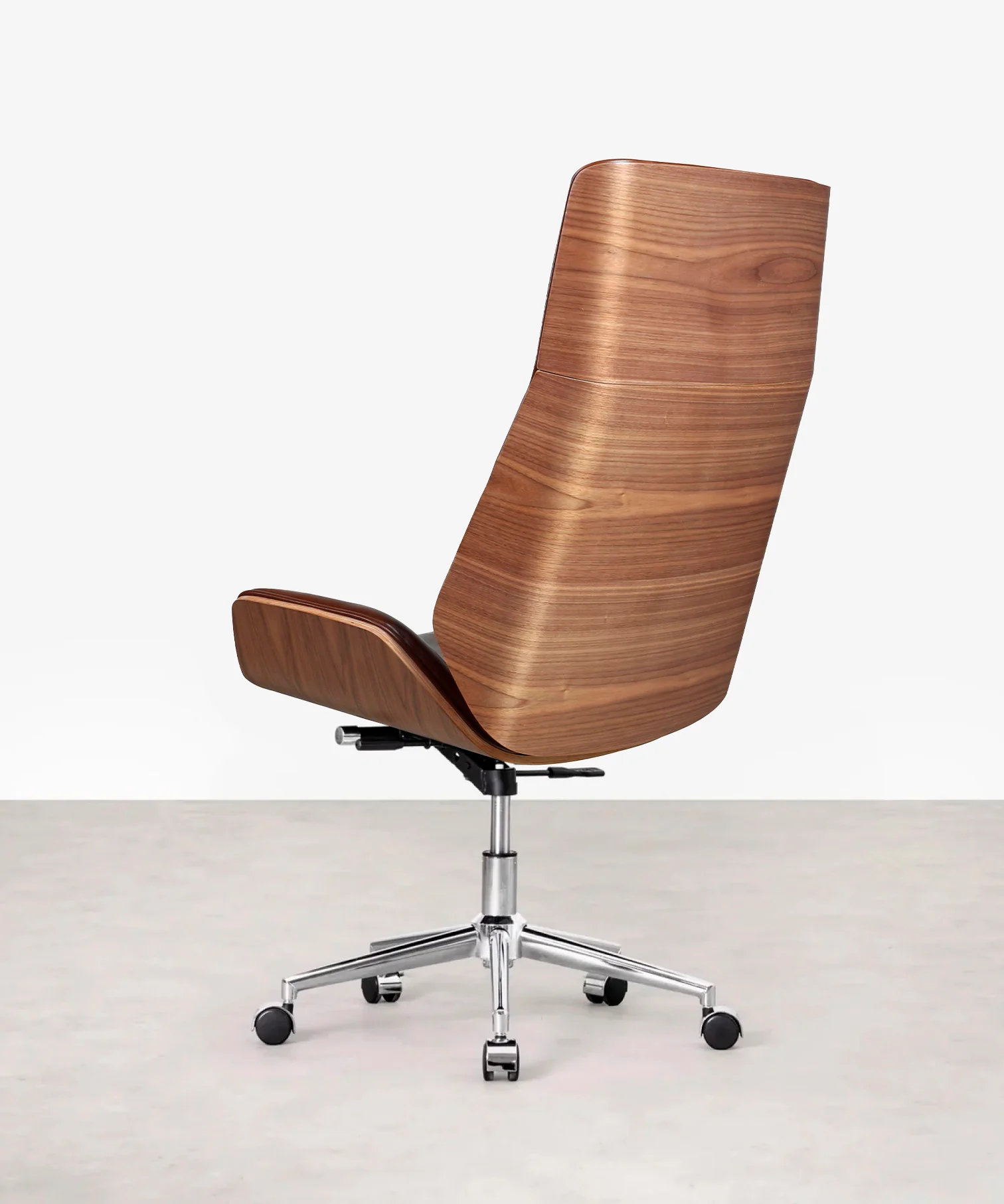 Silla de Escritorio de Piel y Madera Marvin - Image 19