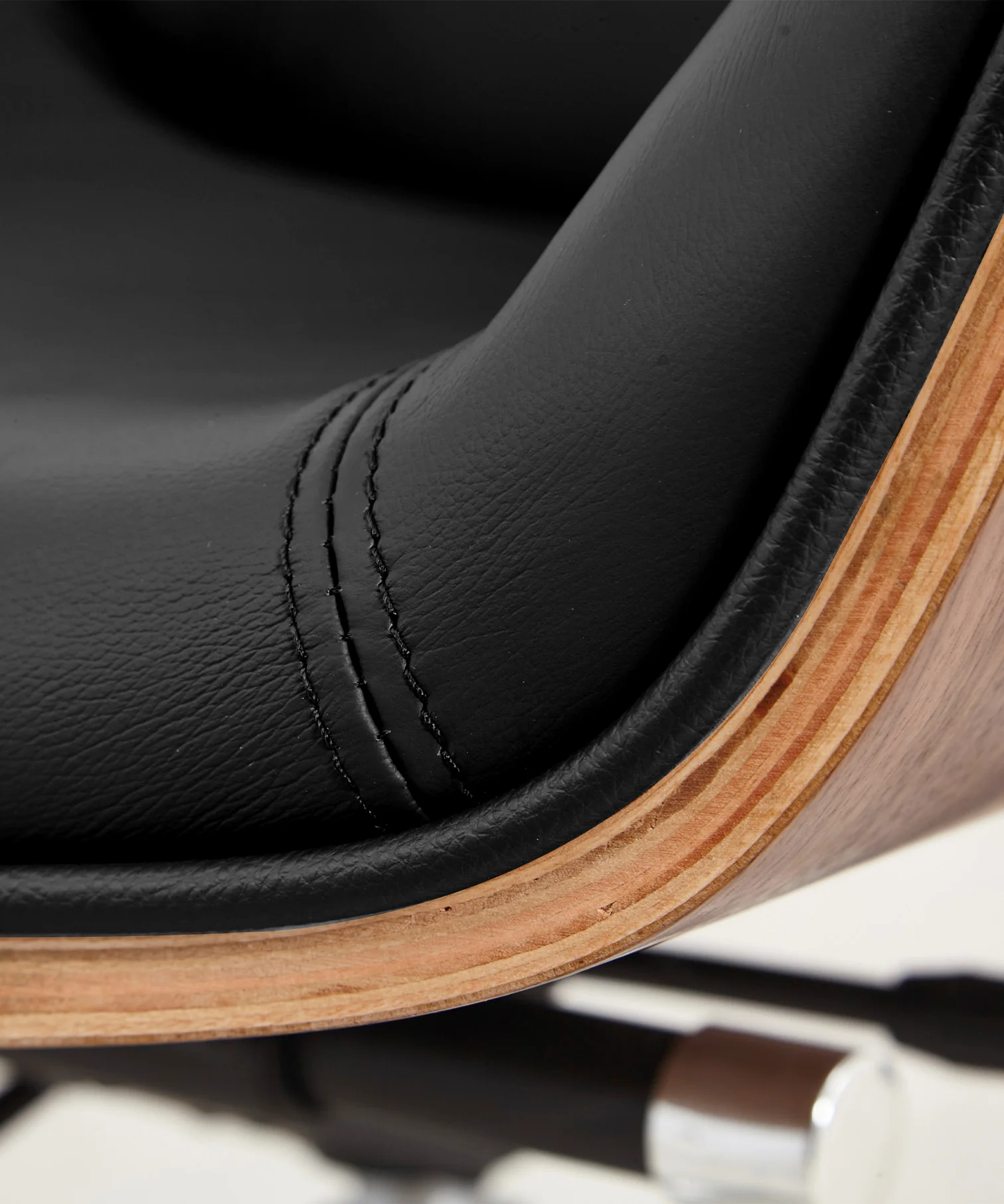 Silla de Escritorio de Piel y Madera Marvin - Image 9