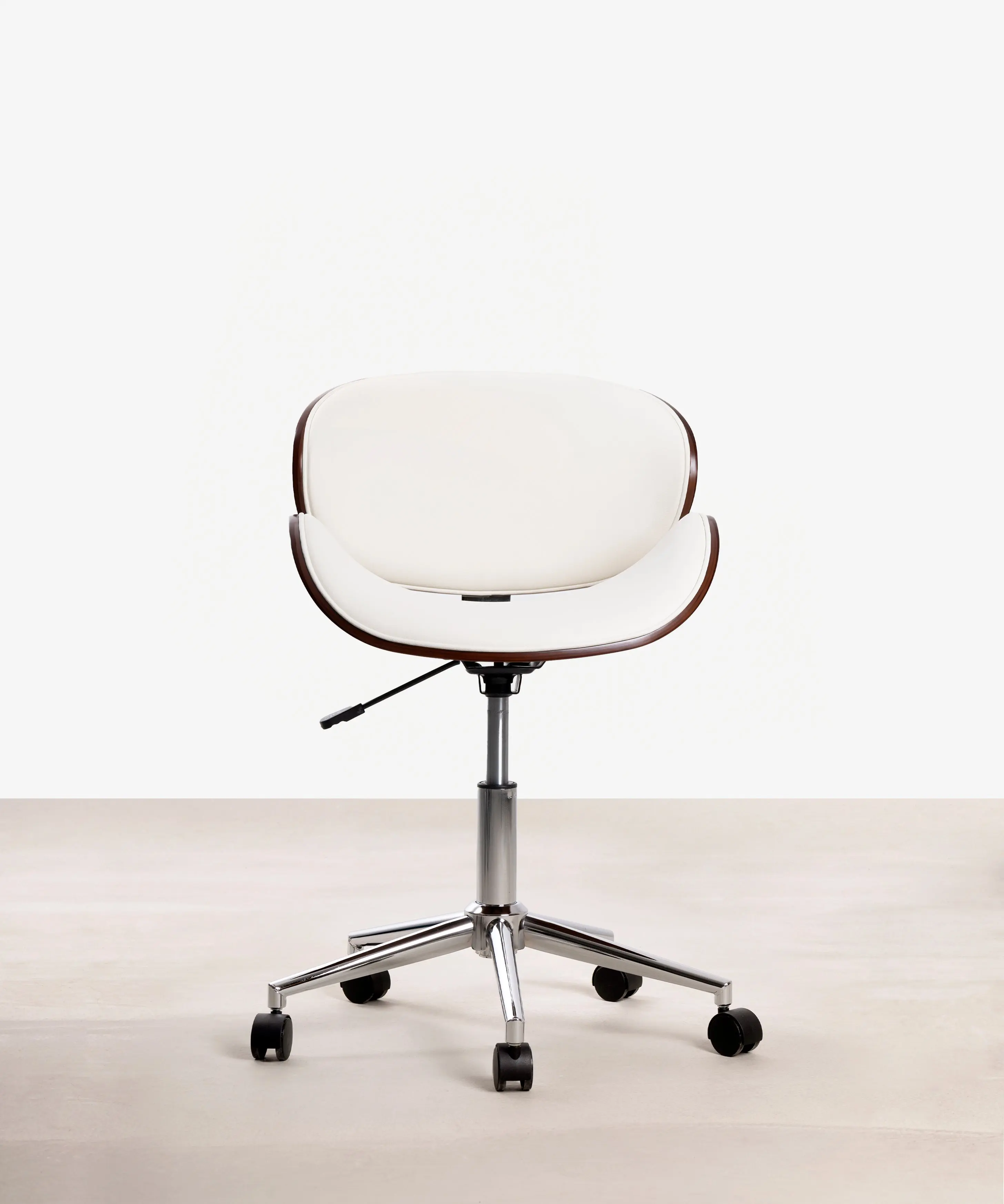 Silla de Escritorio de Polipiel y Madera Shelley - Image 12