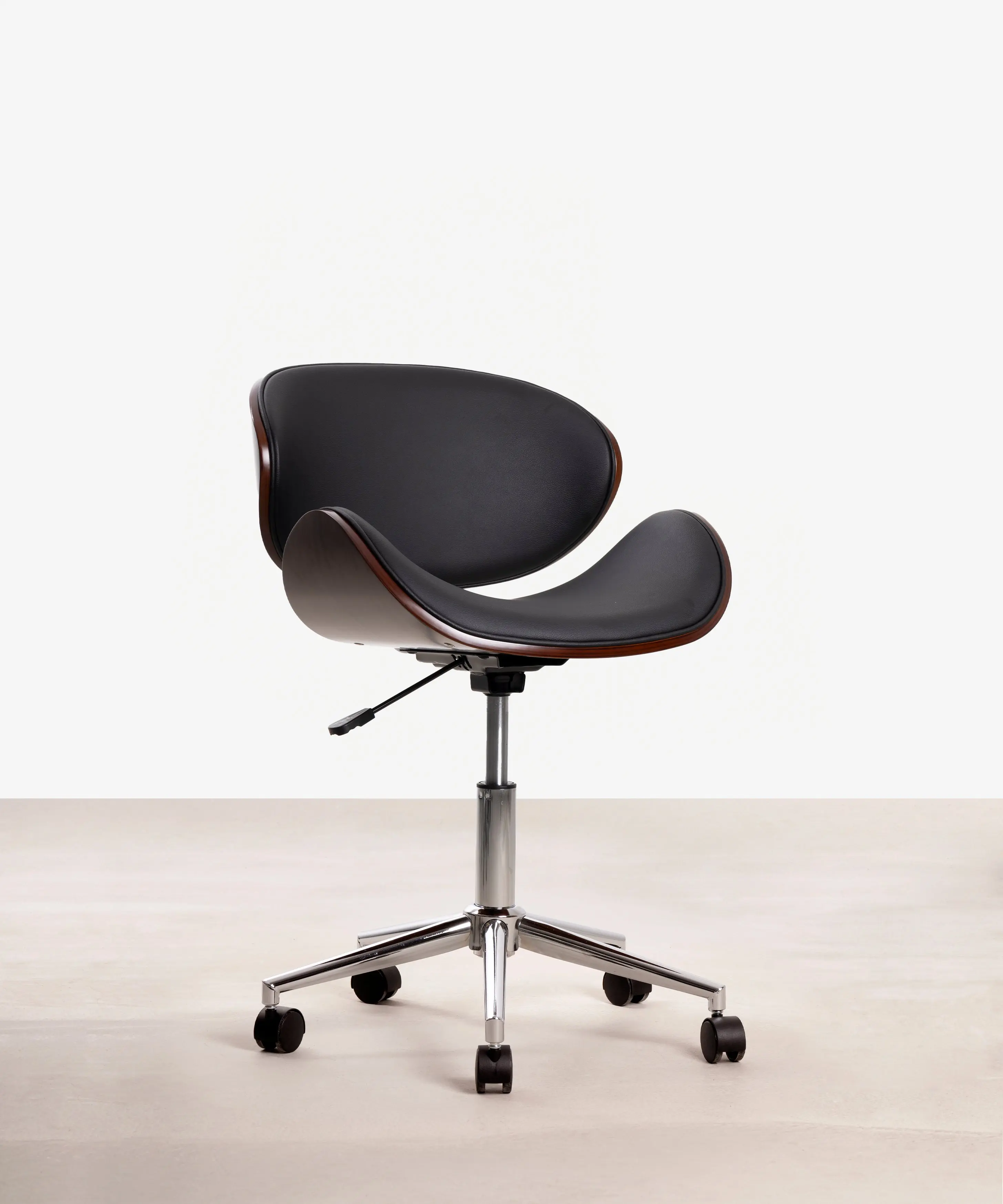 Silla de Escritorio de Polipiel y Madera Shelley - Image 17