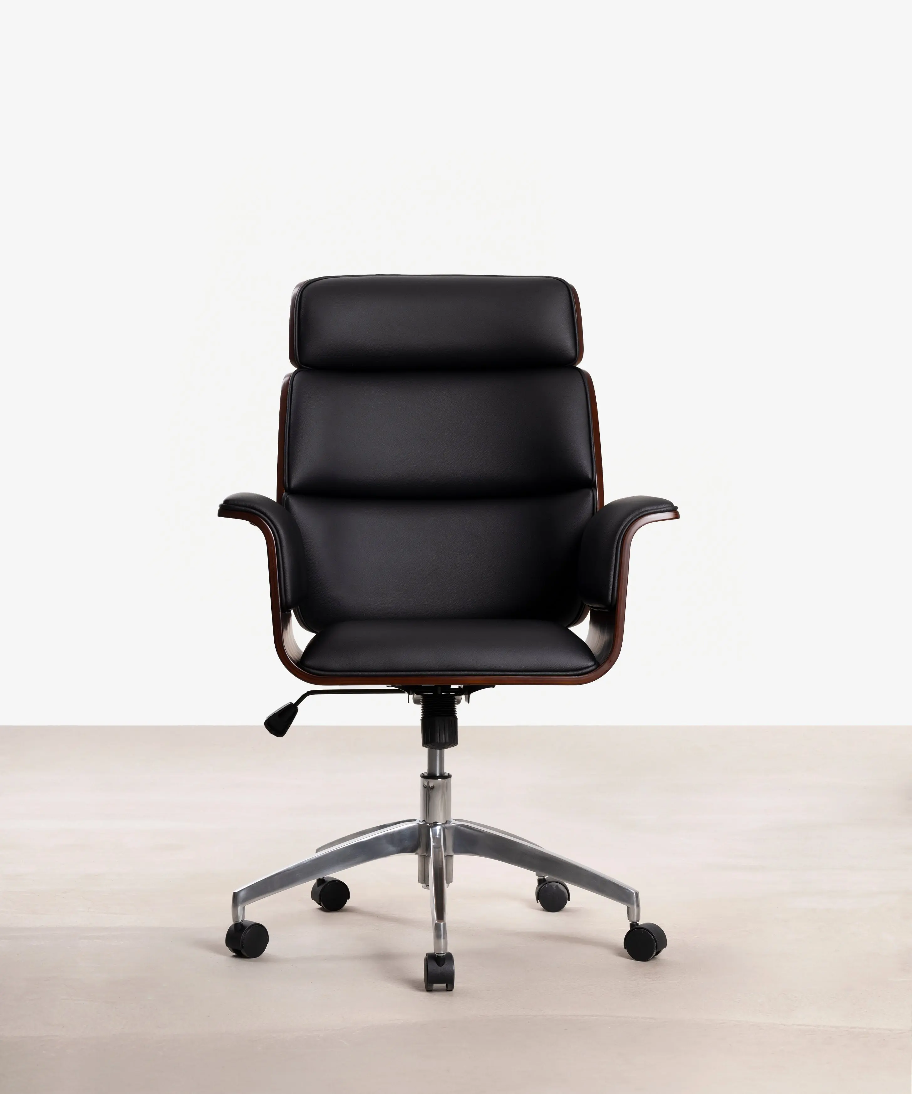 Silla de Escritorio de Polipiel y Madera Shiro - Image 10