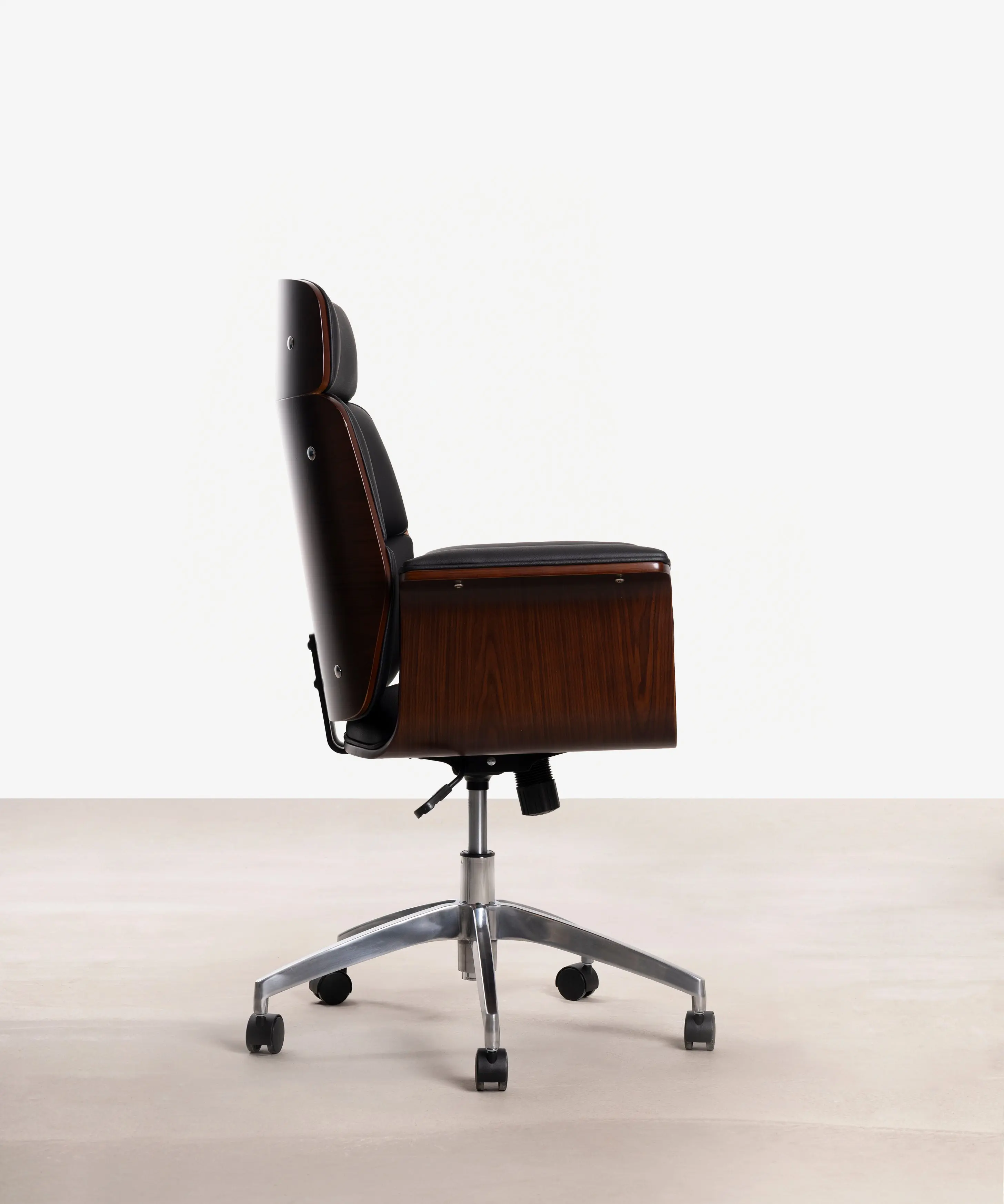 Silla de Escritorio de Polipiel y Madera Shiro - Image 11