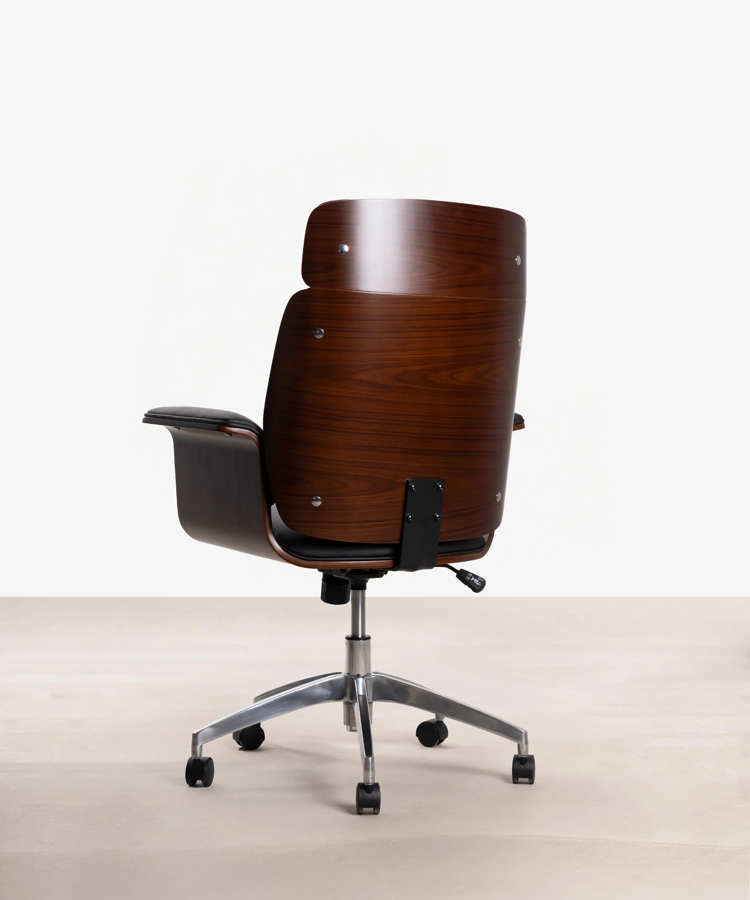 Silla de Escritorio de Polipiel y Madera Shiro - Image 12