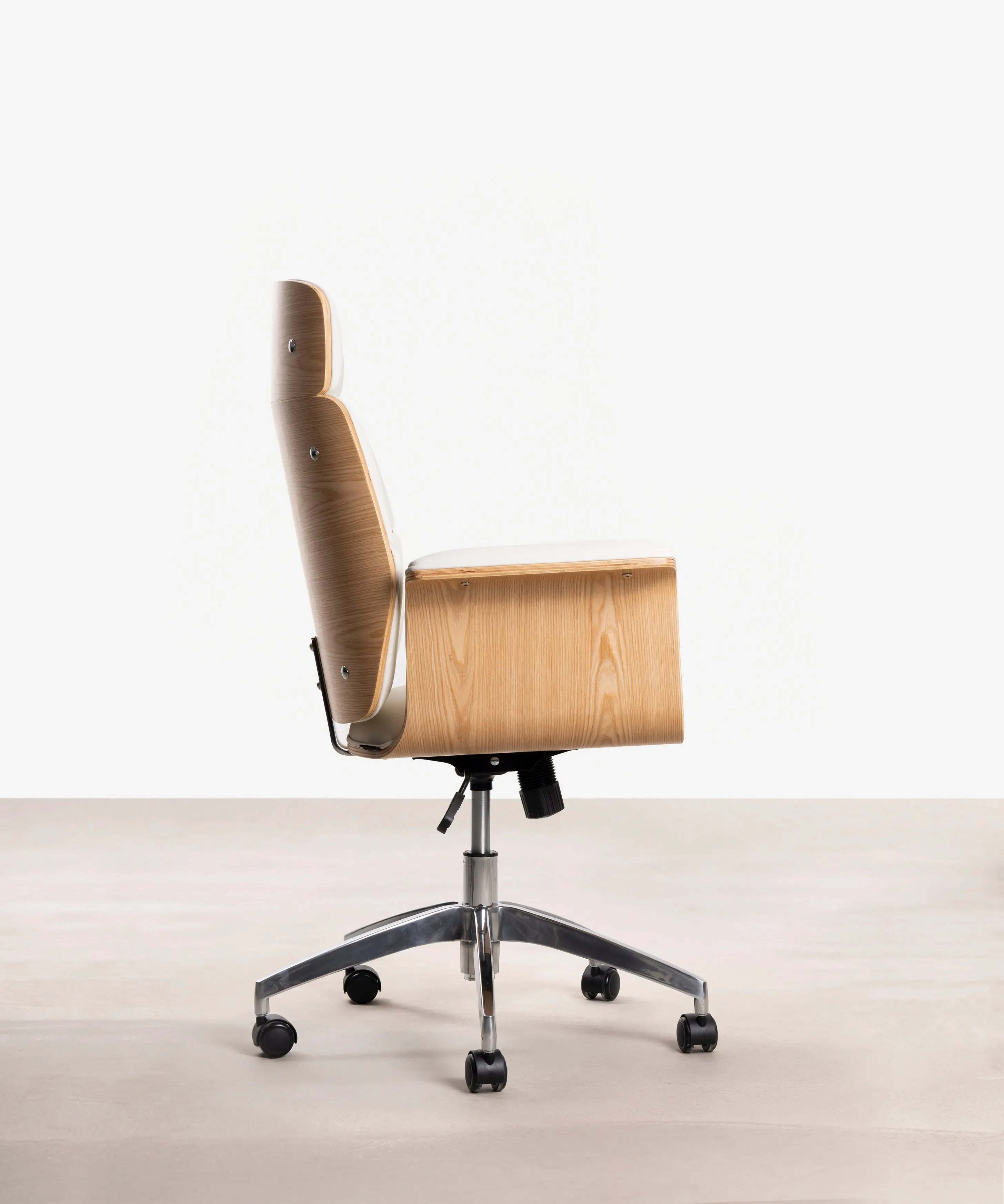 Silla de Escritorio de Polipiel y Madera Shiro - Image 18