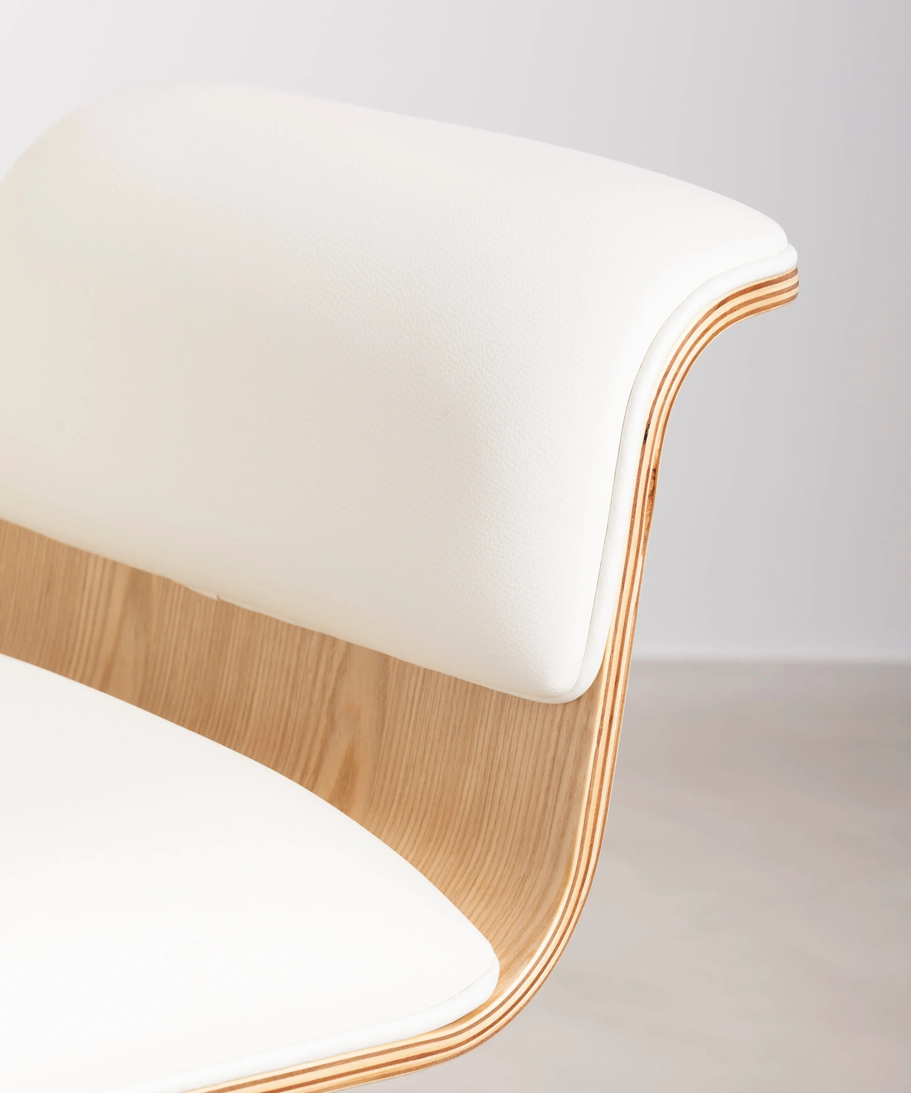 Silla de Escritorio de Polipiel y Madera Shiro - Image 21