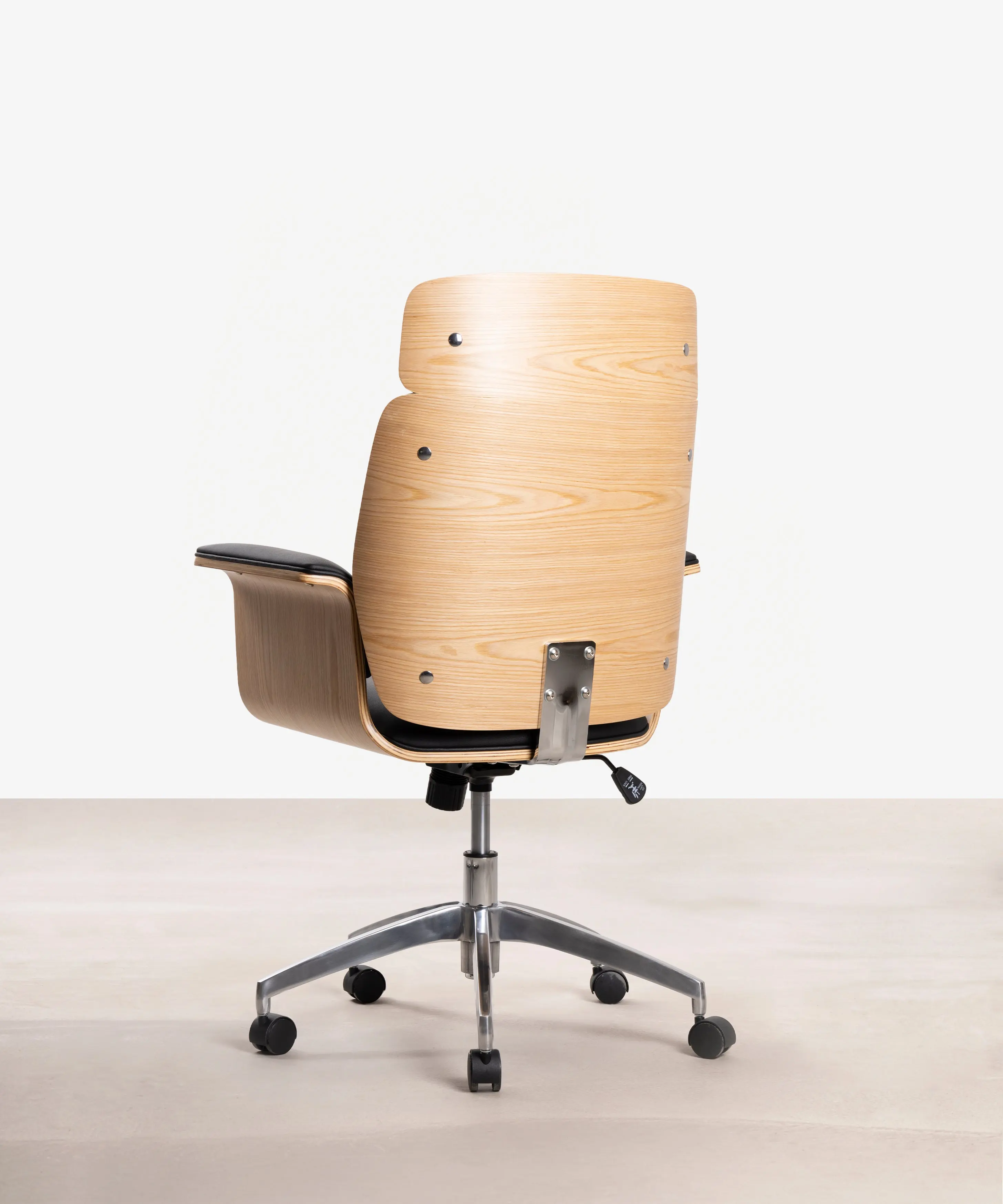 Silla de Escritorio de Polipiel y Madera Shiro - Image 26