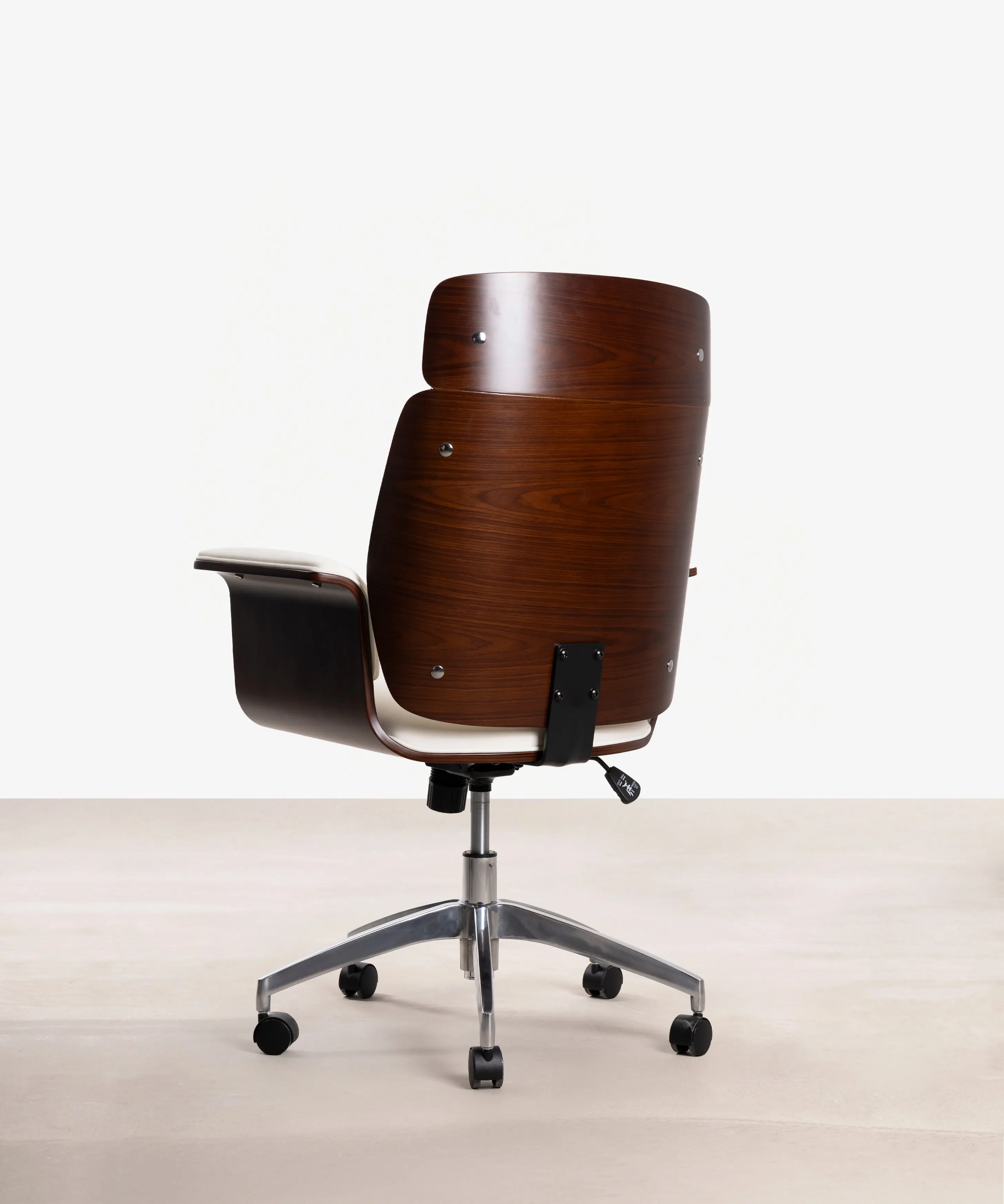 Silla de Escritorio de Polipiel y Madera Shiro - Image 5
