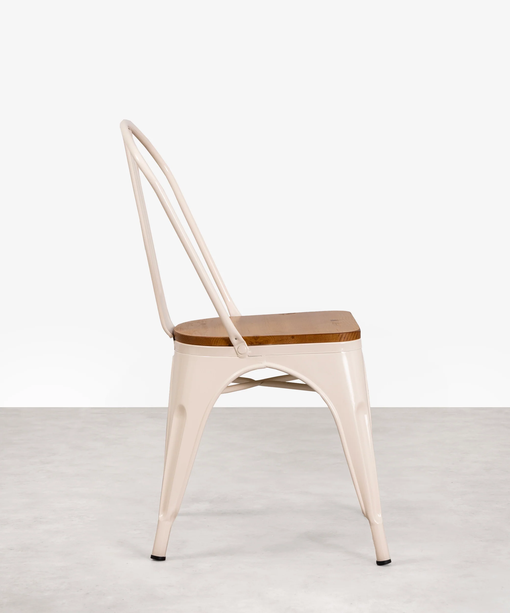 Silla de Comedor de Metal y Madera Tolik Wood - Image 4
