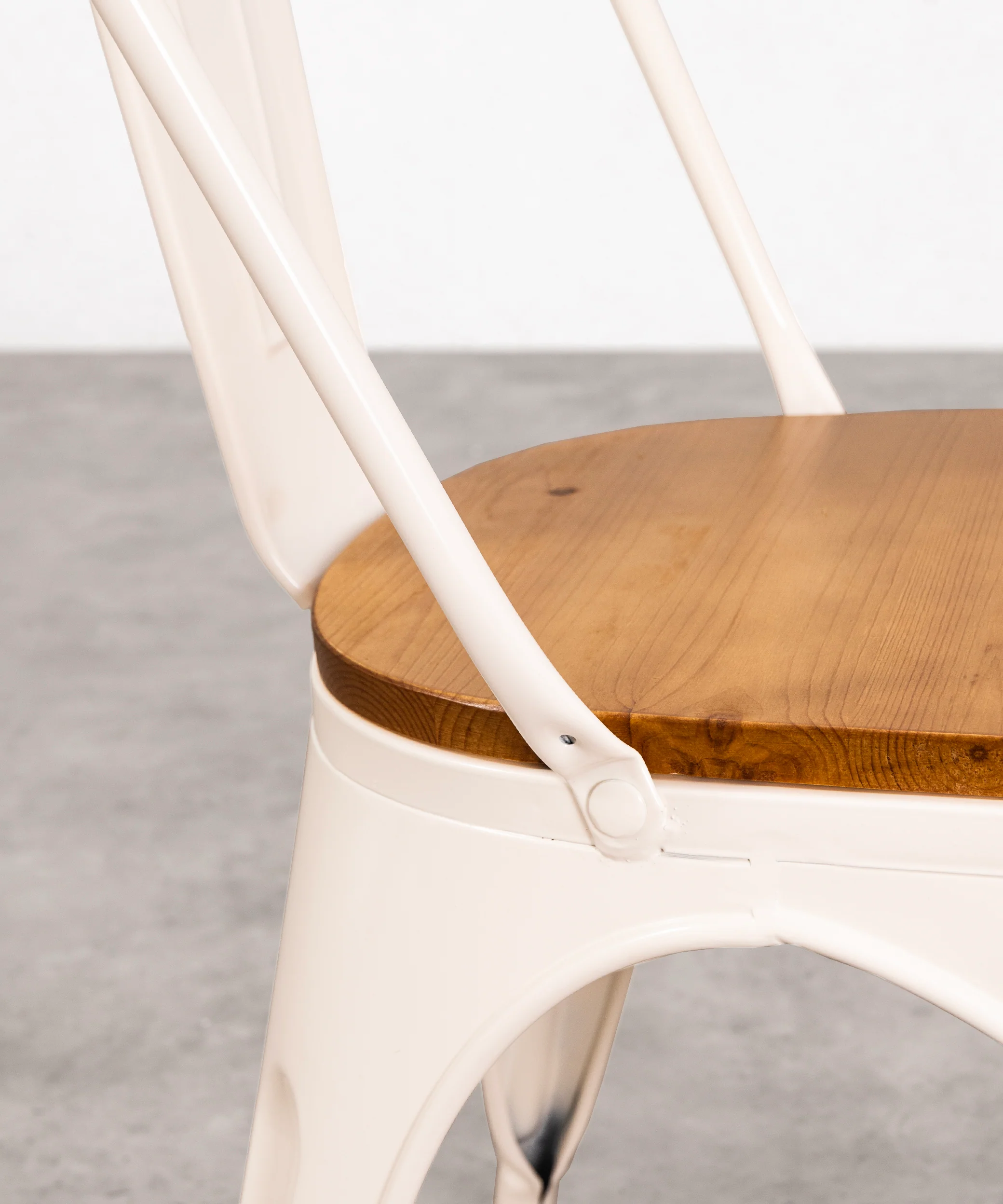 Silla de Comedor de Metal y Madera Tolik Wood - Image 5