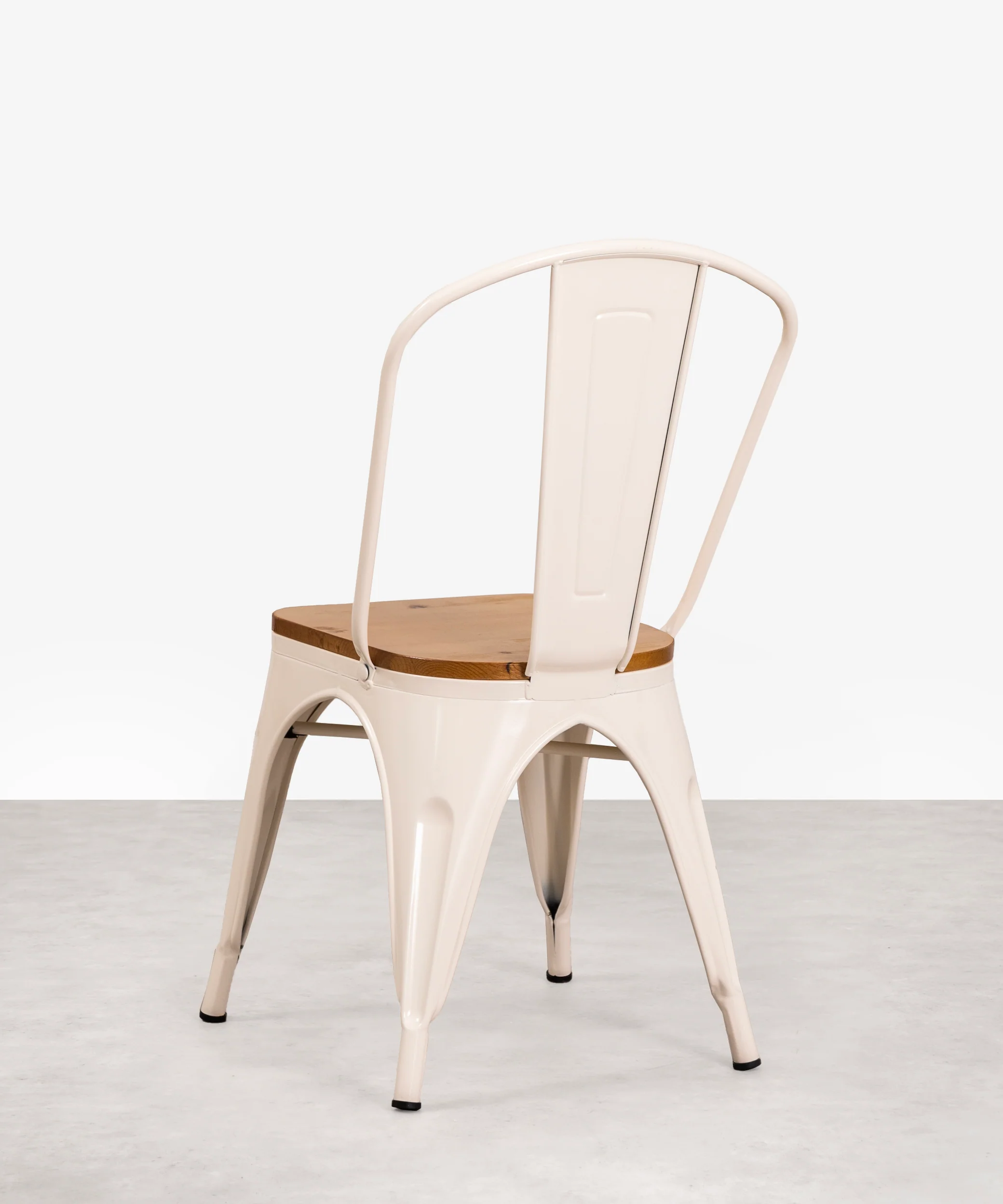 Silla de Comedor de Metal y Madera Tolik Wood - Image 6