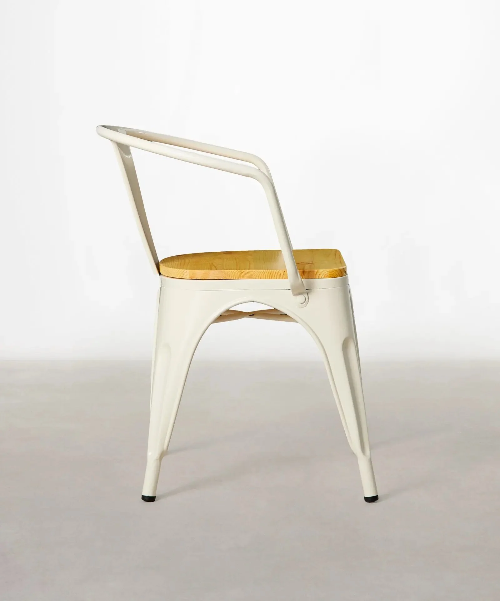 Silla de Comedor de Metal y Madera Tolik Wood - Image 11