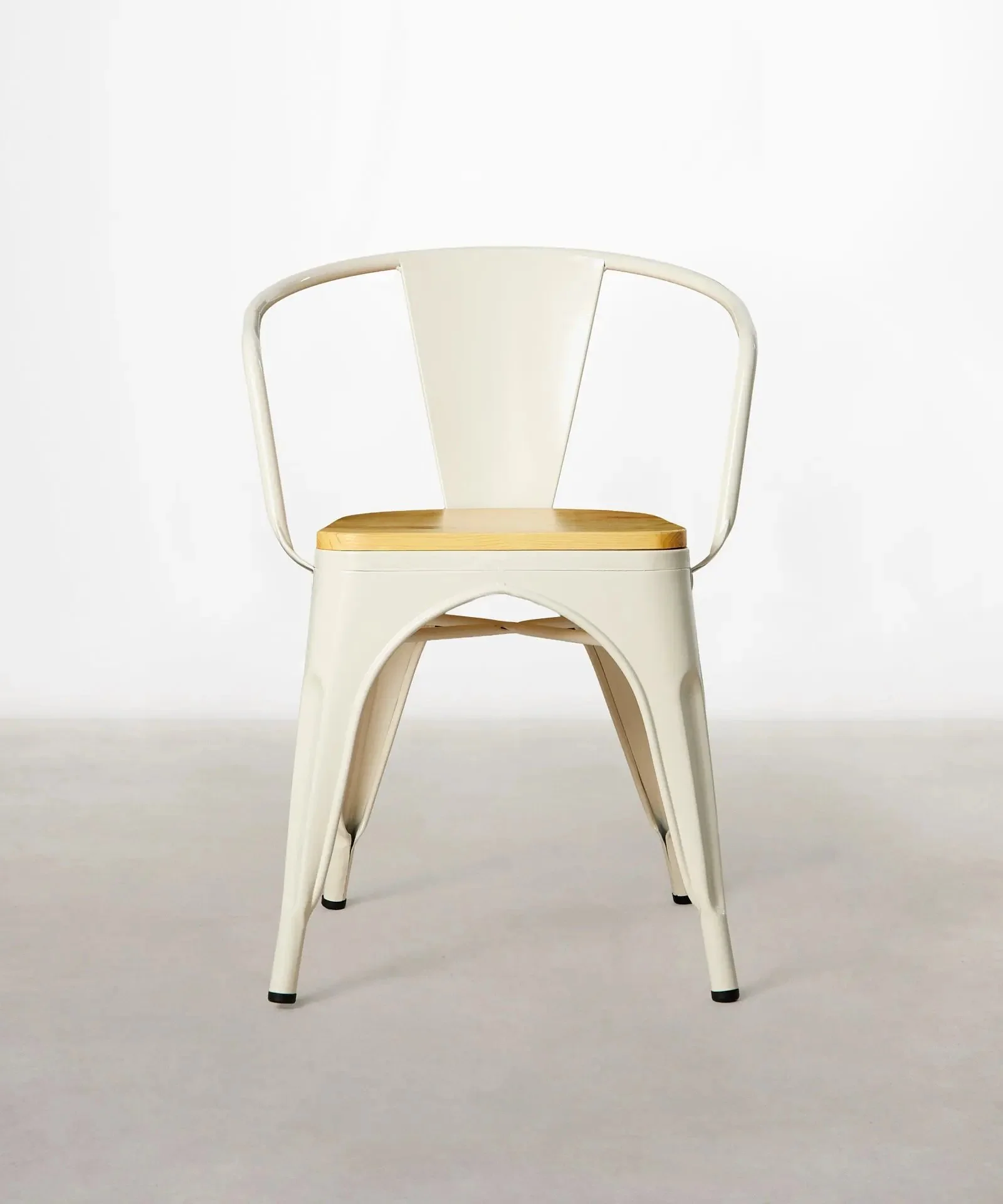 Silla de Comedor de Metal y Madera Tolik Wood - Image 12