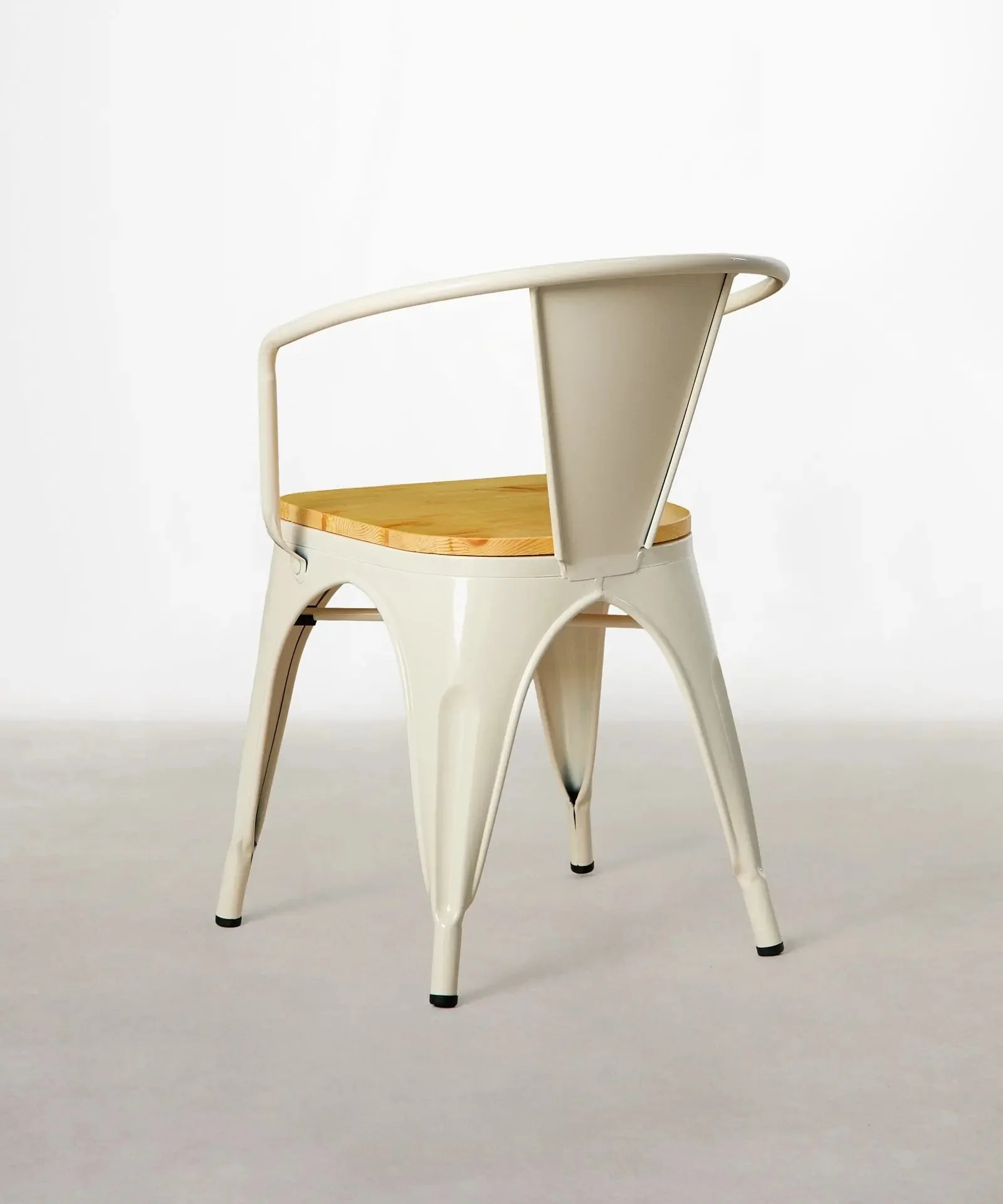 Silla de Comedor de Metal y Madera Tolik Wood - Image 14