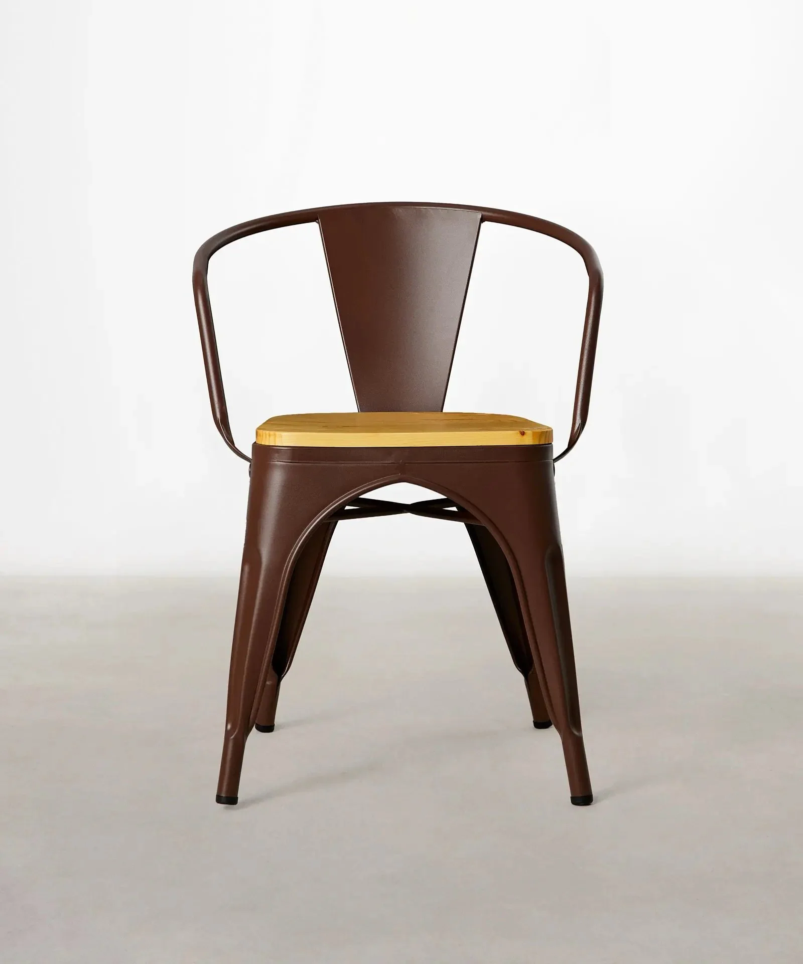 Silla de Comedor de Metal y Madera Tolik Wood - Image 20
