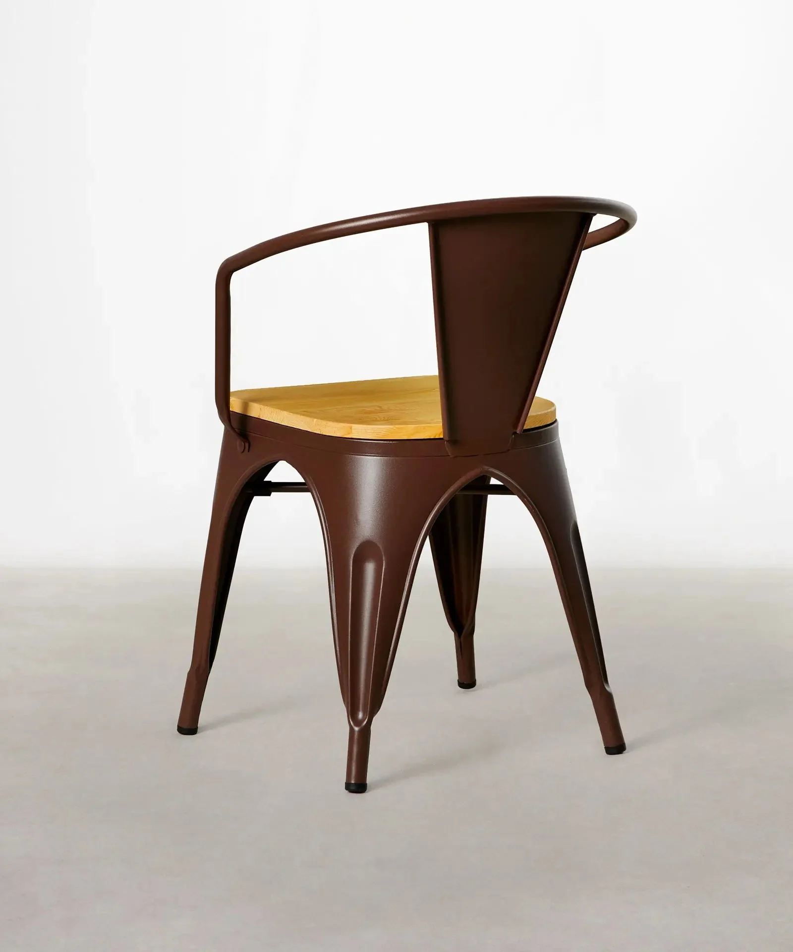 Silla de Comedor de Metal y Madera Tolik Wood - Image 22