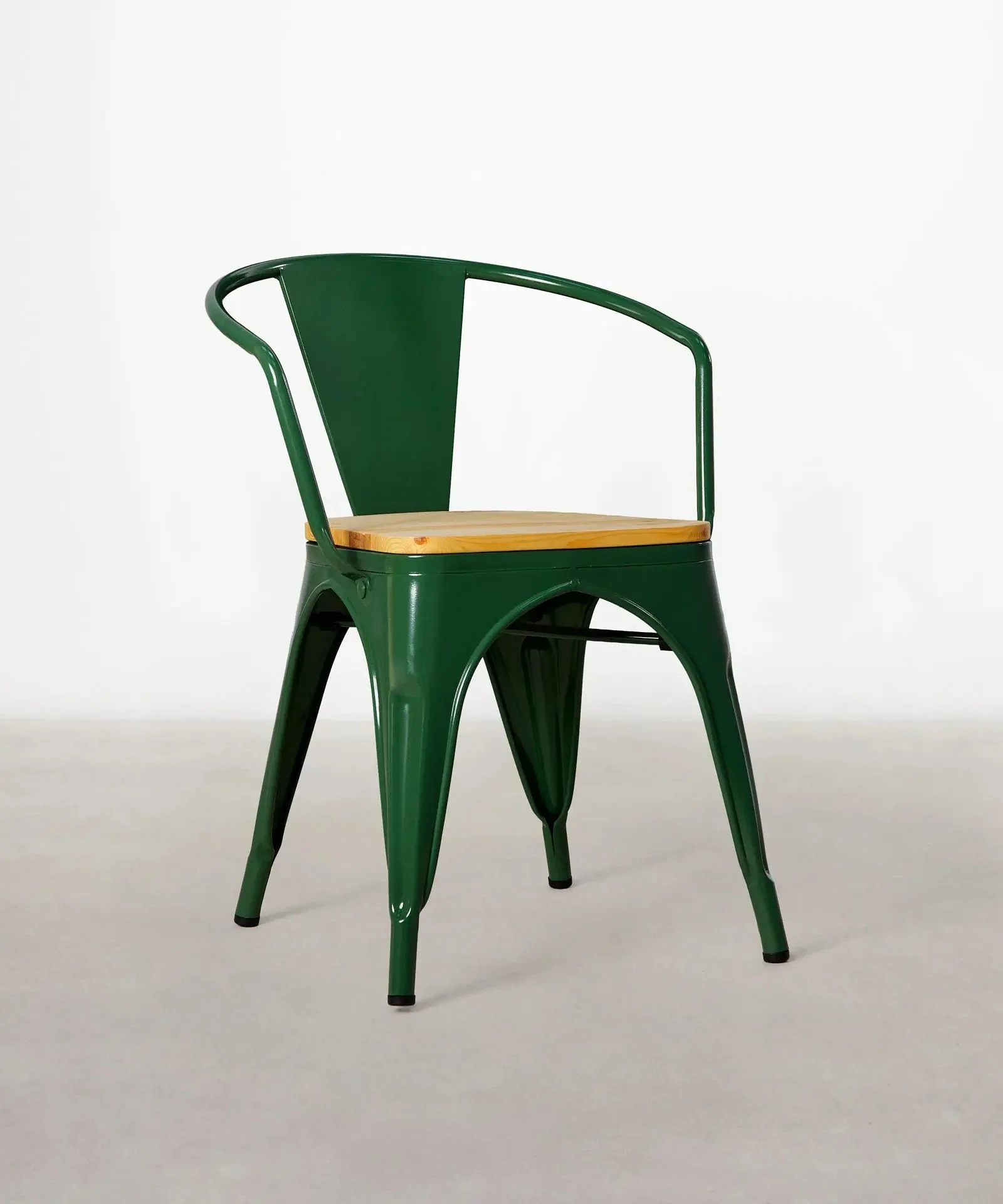 Silla de Comedor de Metal y Madera Tolik Wood - Image 25