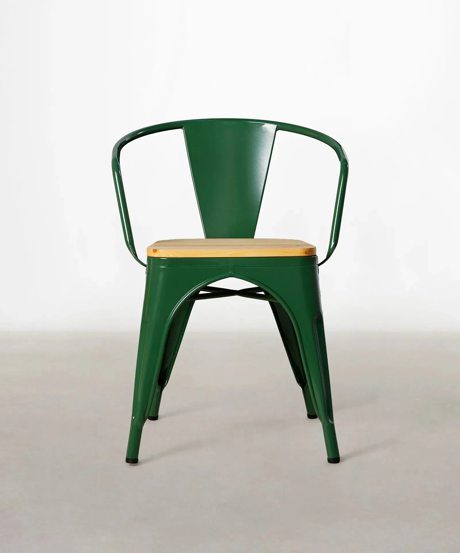 Silla de Comedor de Metal y Madera Tolik Wood - Image 28