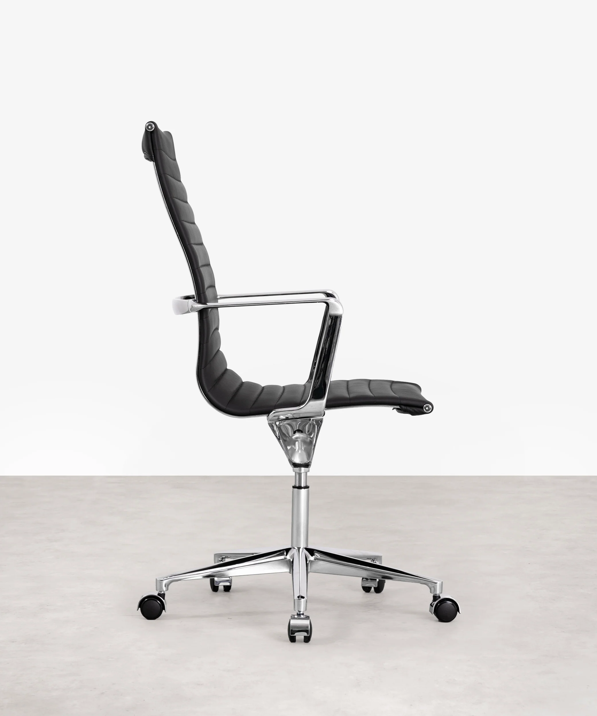 Silla de Oficina en Piel High Base Baltimore - Image 4