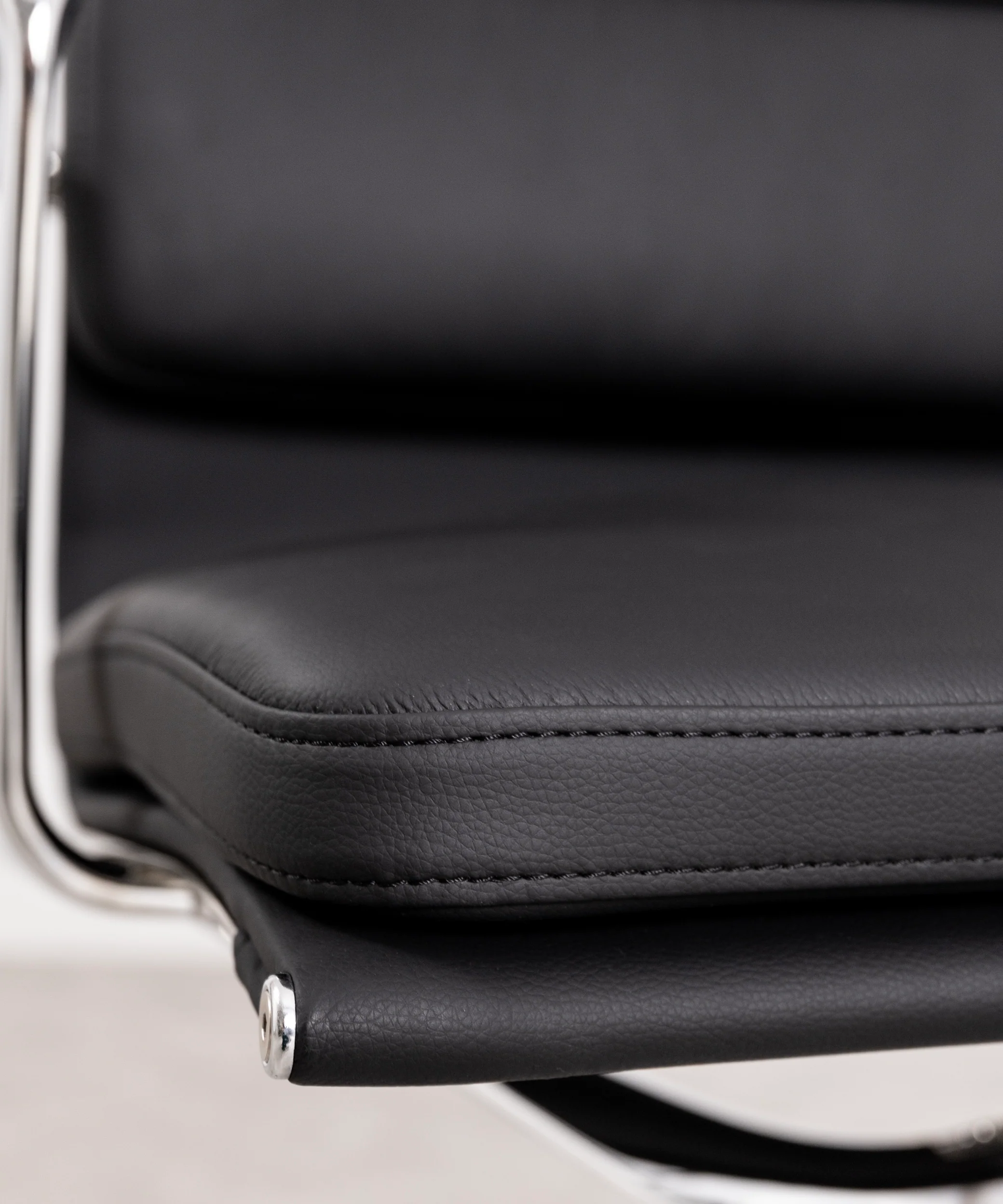 Silla de Oficina en Piel High Base Boston - Image 8