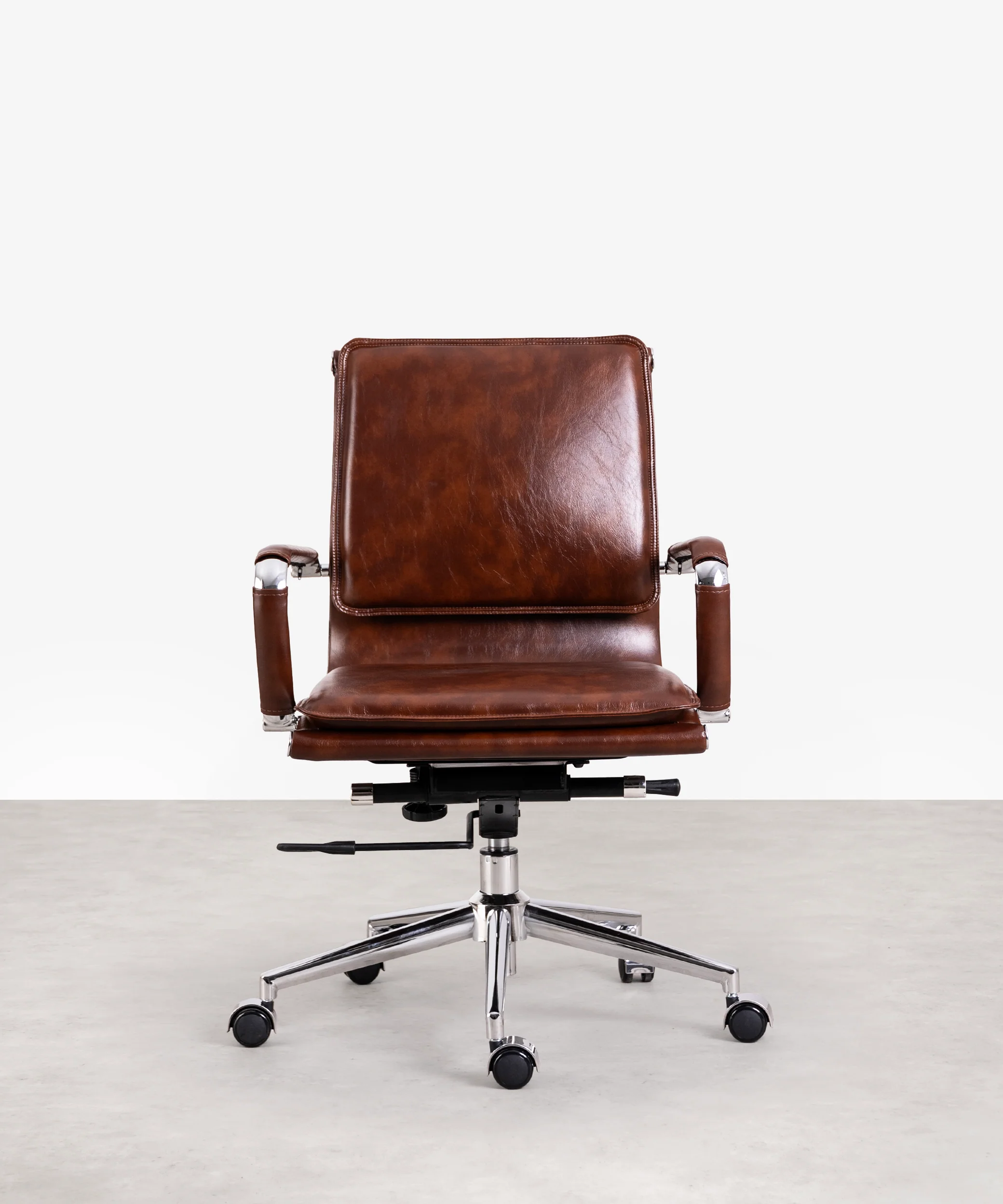 Silla de Oficina en Polipiel Low Base Dallas - Image 4