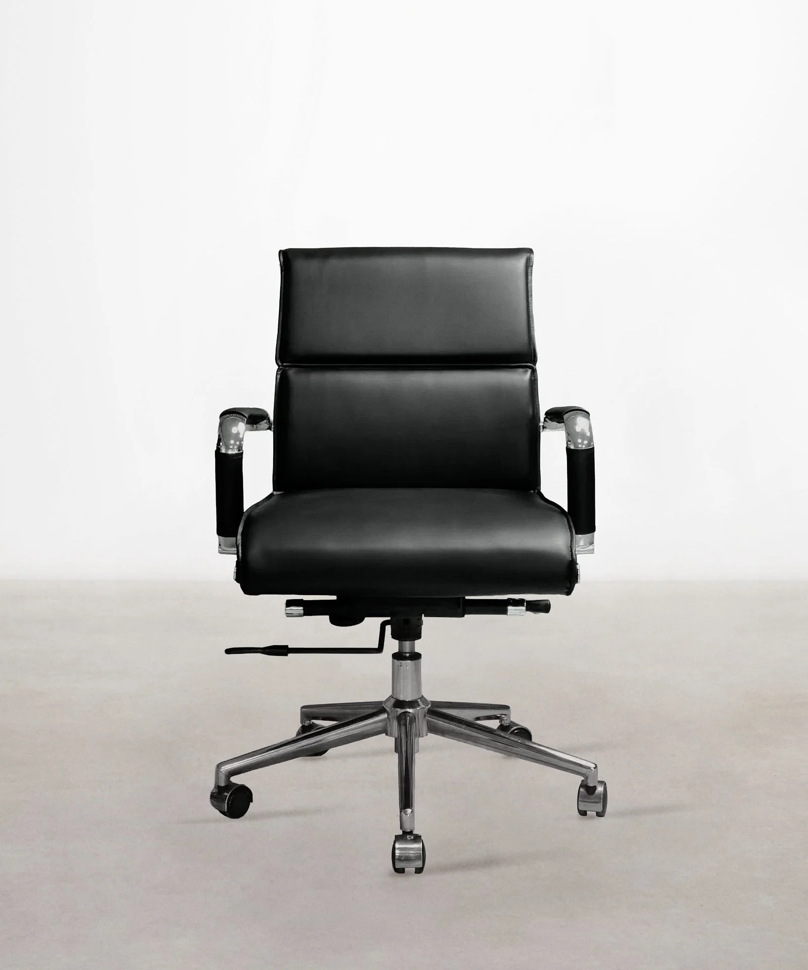 Silla de Oficina en Piel Kane Low Base - Image 2