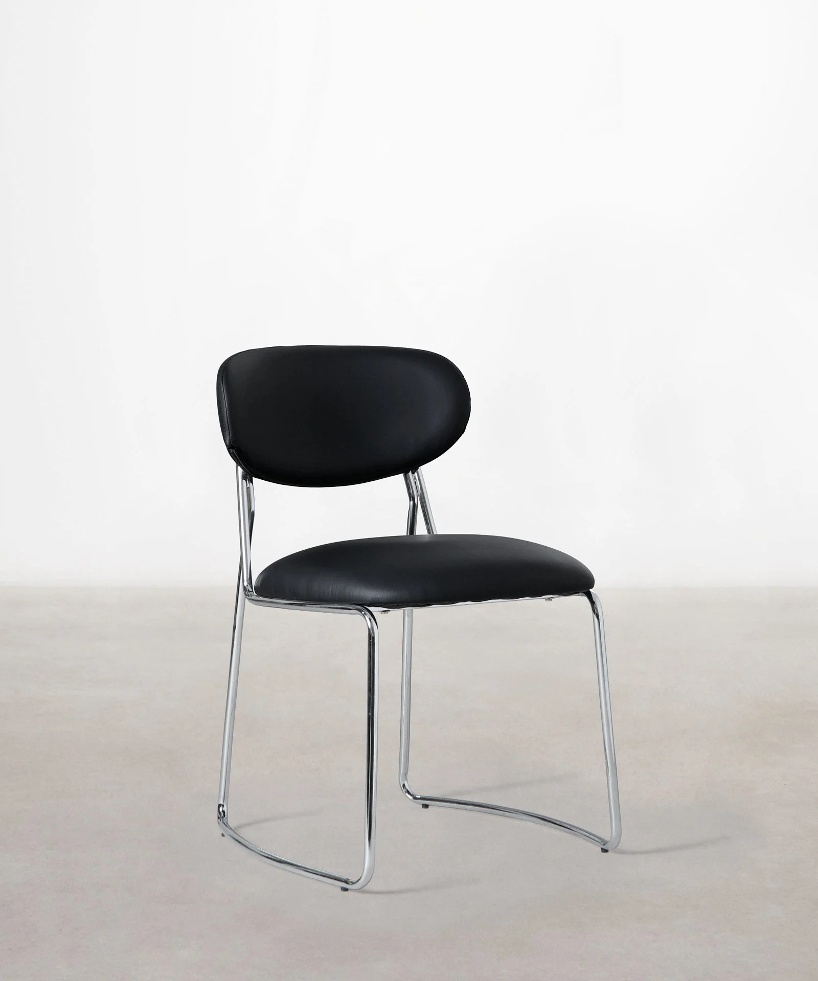 Silla de Comedor de Polipiel y Metal Moritz PU