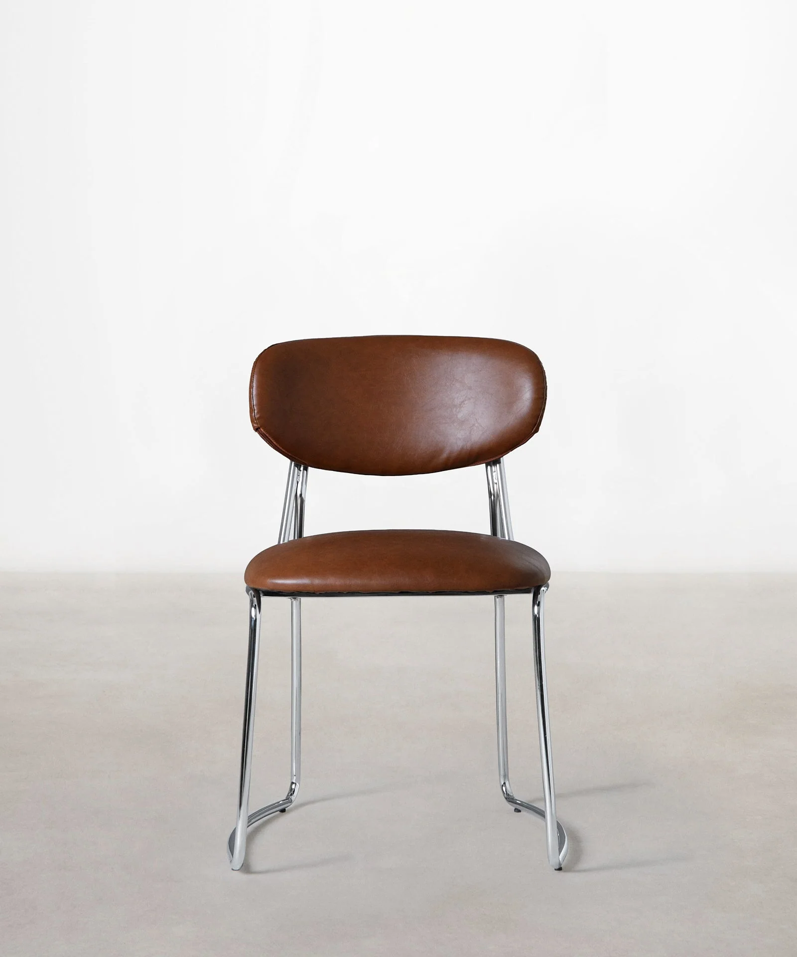Silla de Comedor de Polipiel y Metal Moritz PU - Image 10