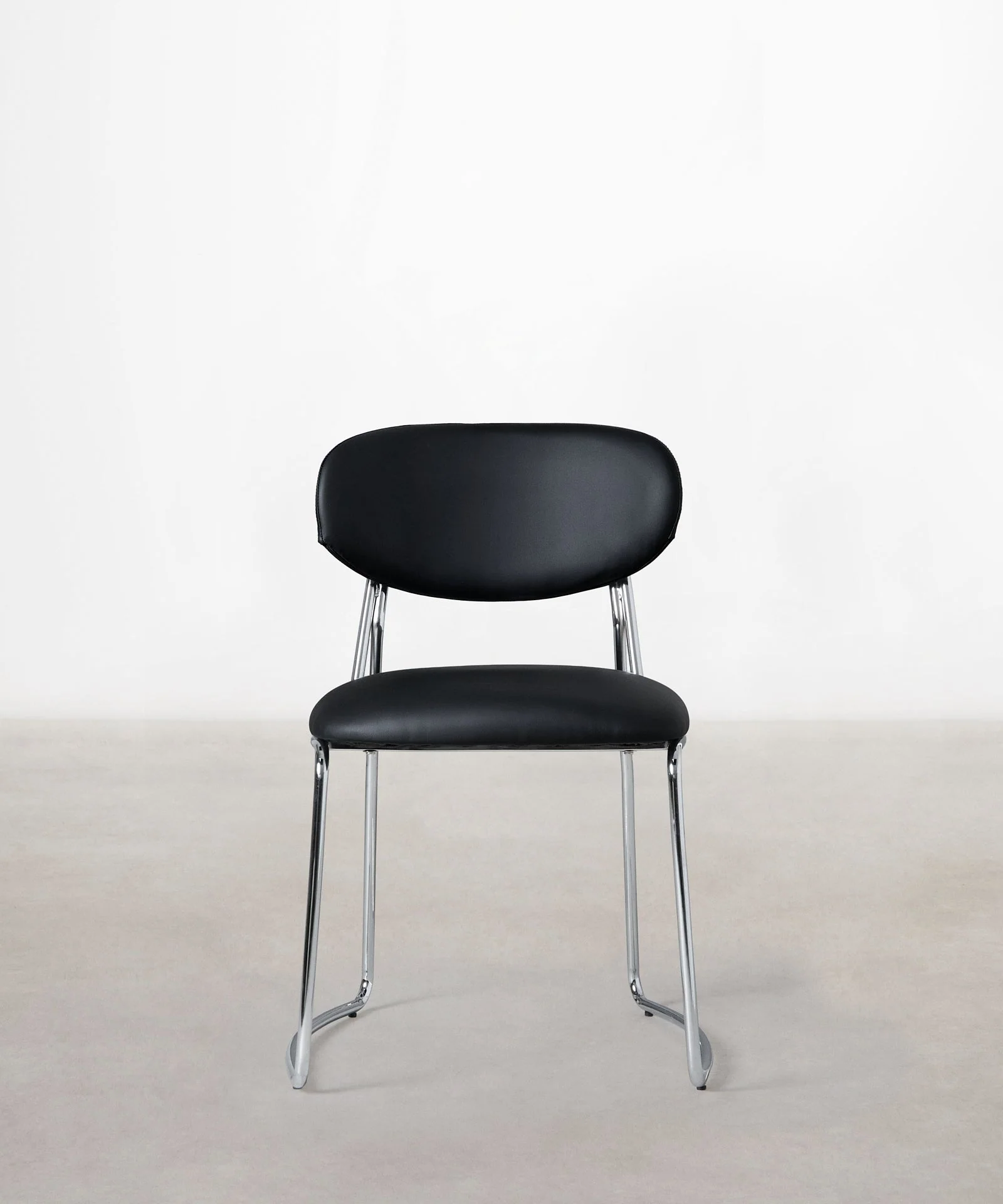 Silla de Comedor de Polipiel y Metal Moritz PU - Image 2