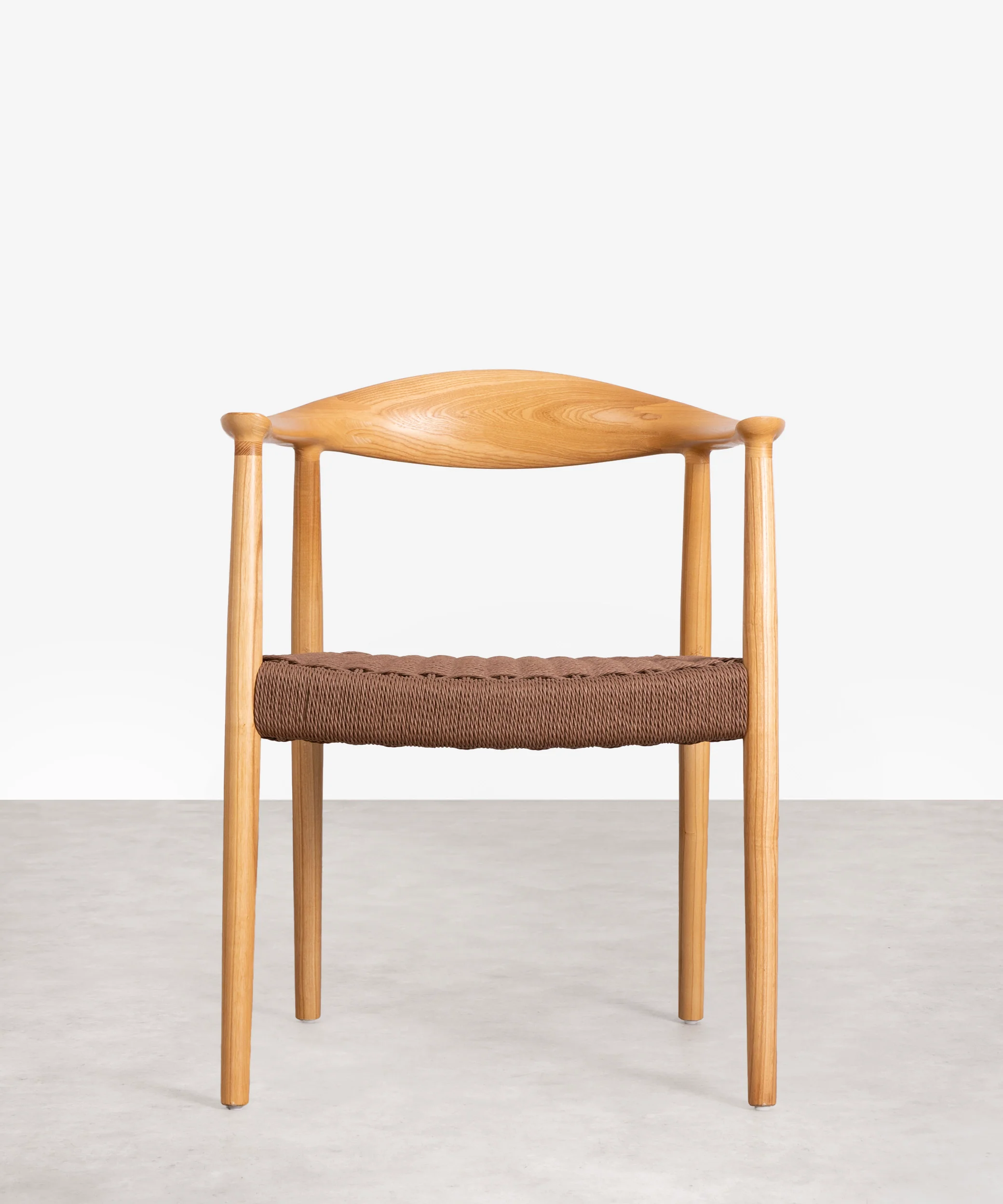 Silla de Comedor en Madera y Cuerda Trenzada Dorotea - Image 13