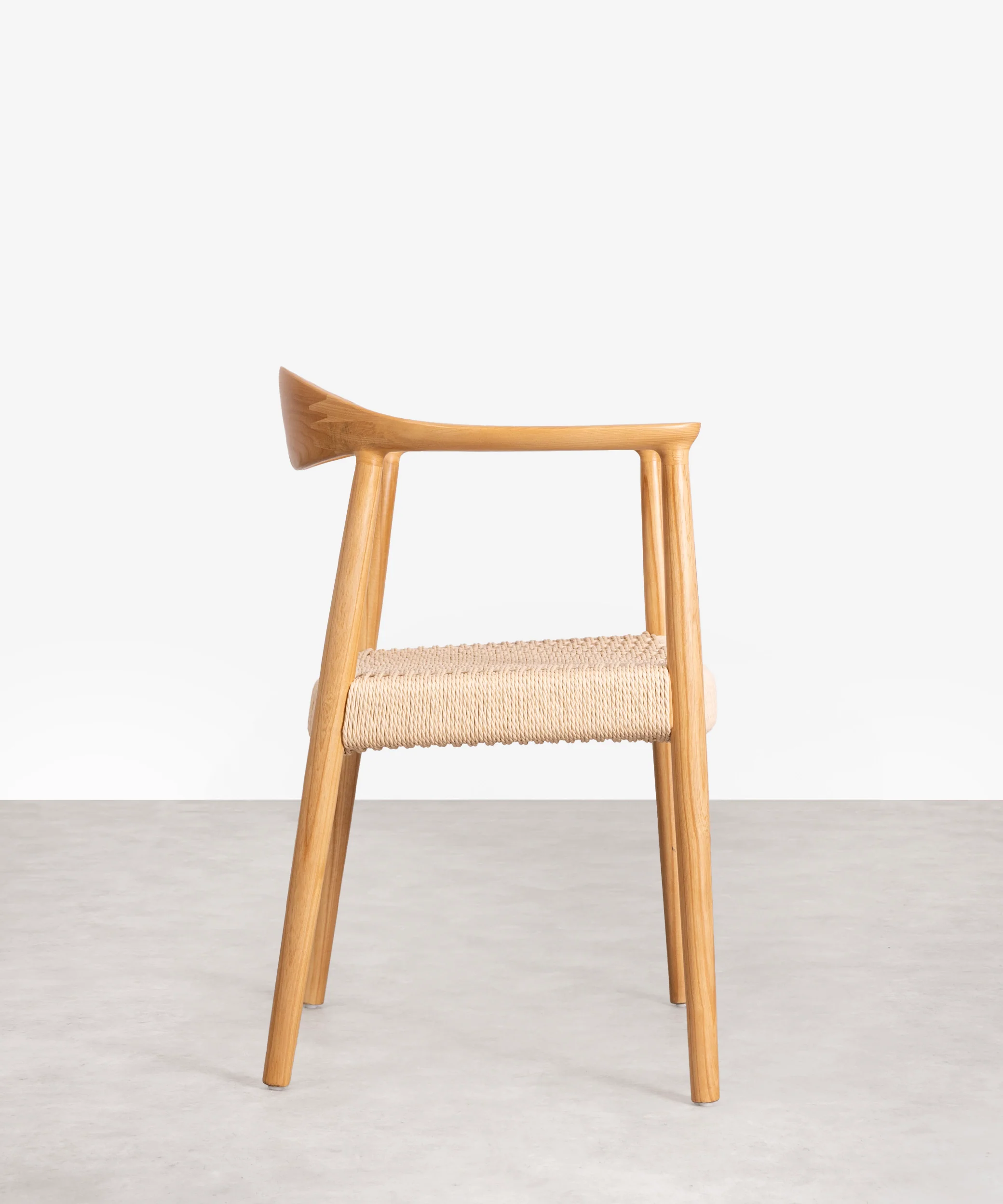 Silla de Comedor en Madera y Cuerda Trenzada Dorotea - Image 4