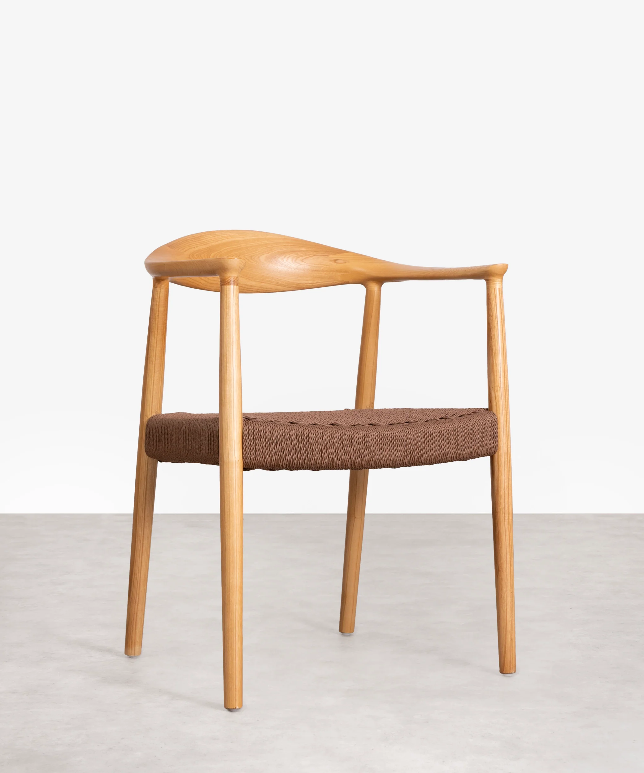 Silla de Comedor en Madera y Cuerda Trenzada Dorotea - Image 8