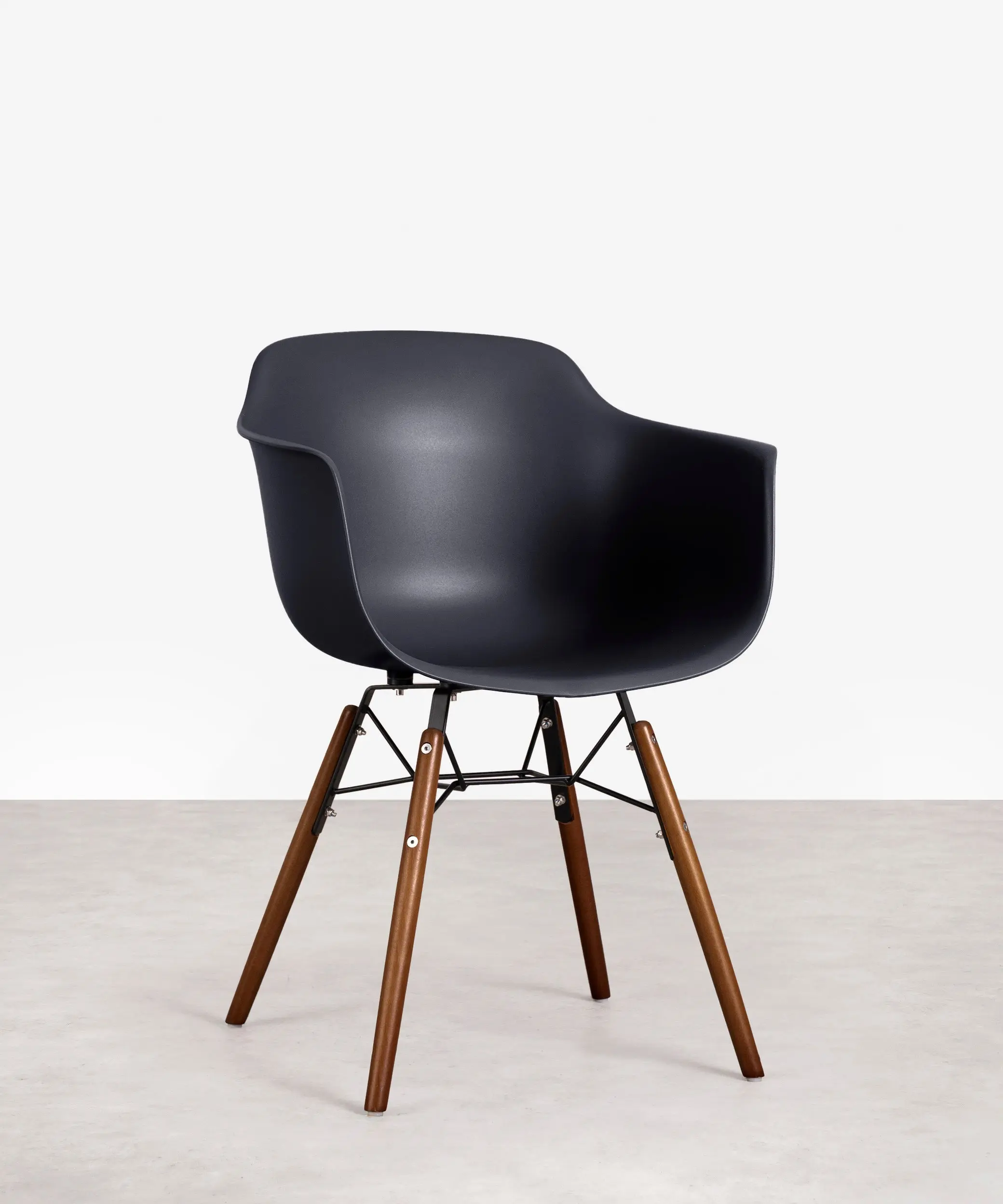Silla de Polipropileno y Madera con Reposabrazos Elon Arms - Image 16