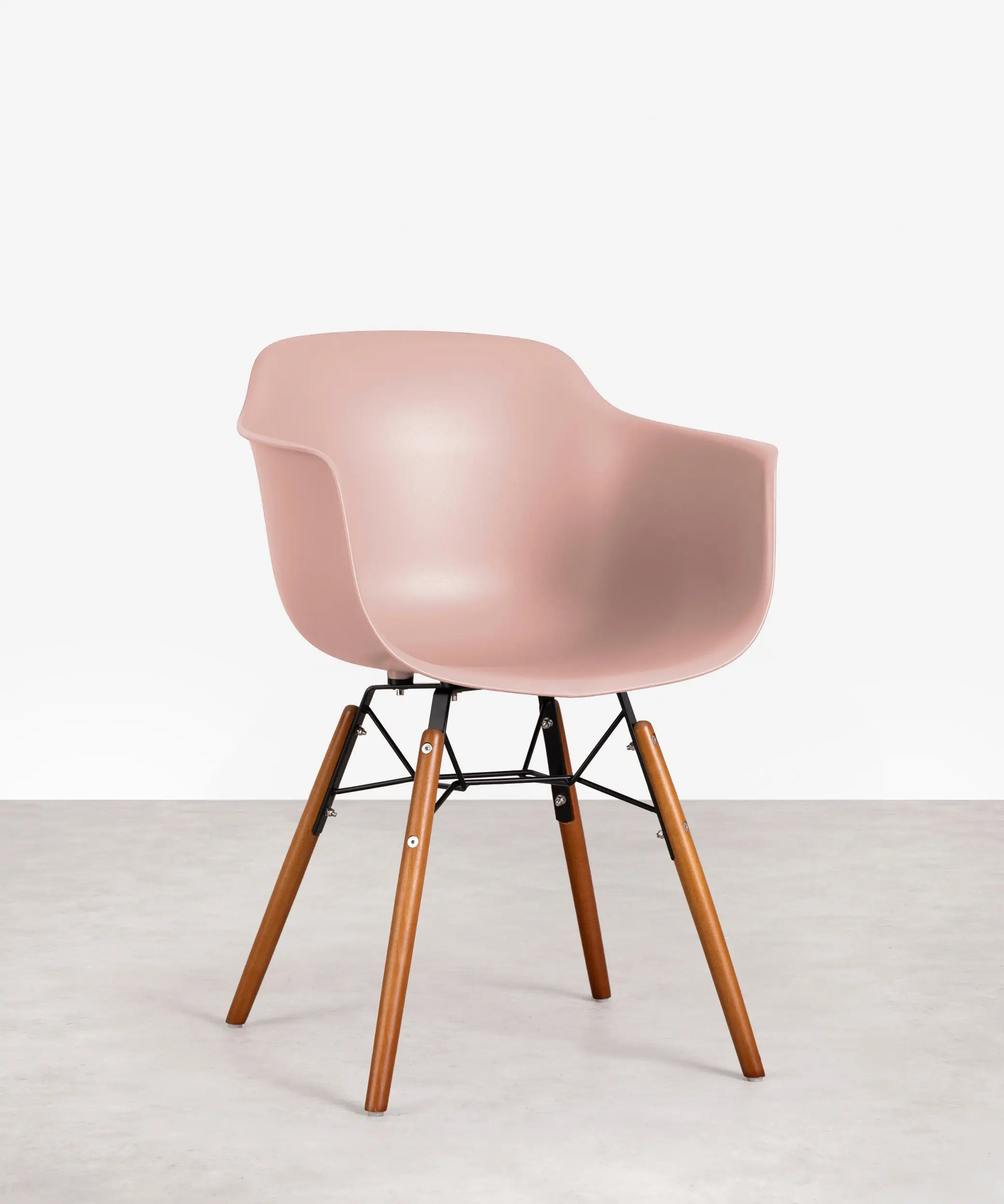 Silla de Polipropileno y Madera con Reposabrazos Elon Arms - Image 23