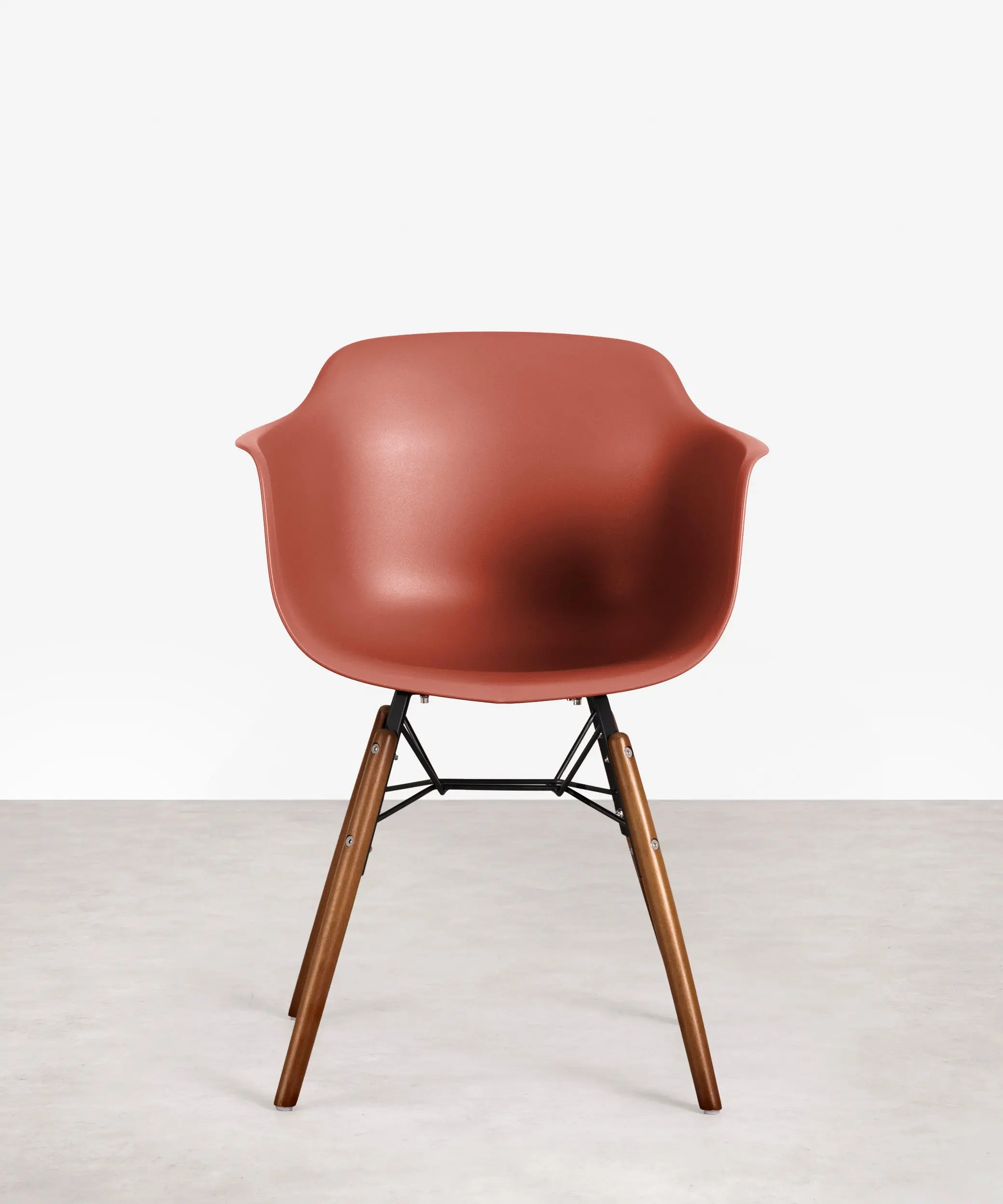 Silla de Polipropileno y Madera con Reposabrazos Elon Arms - Image 4