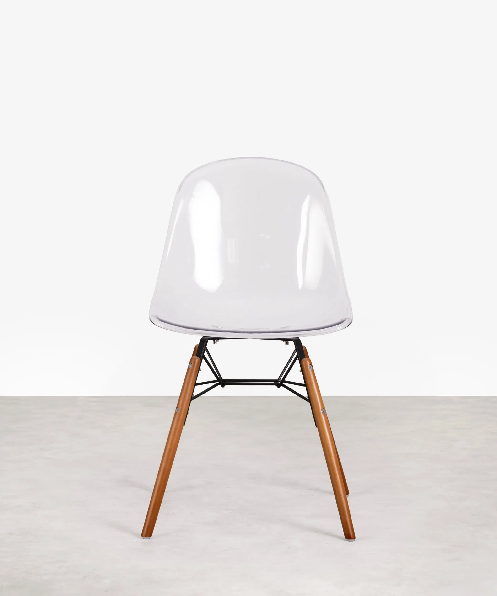 Silla de Policarbonato y Madera Elon - Image 3