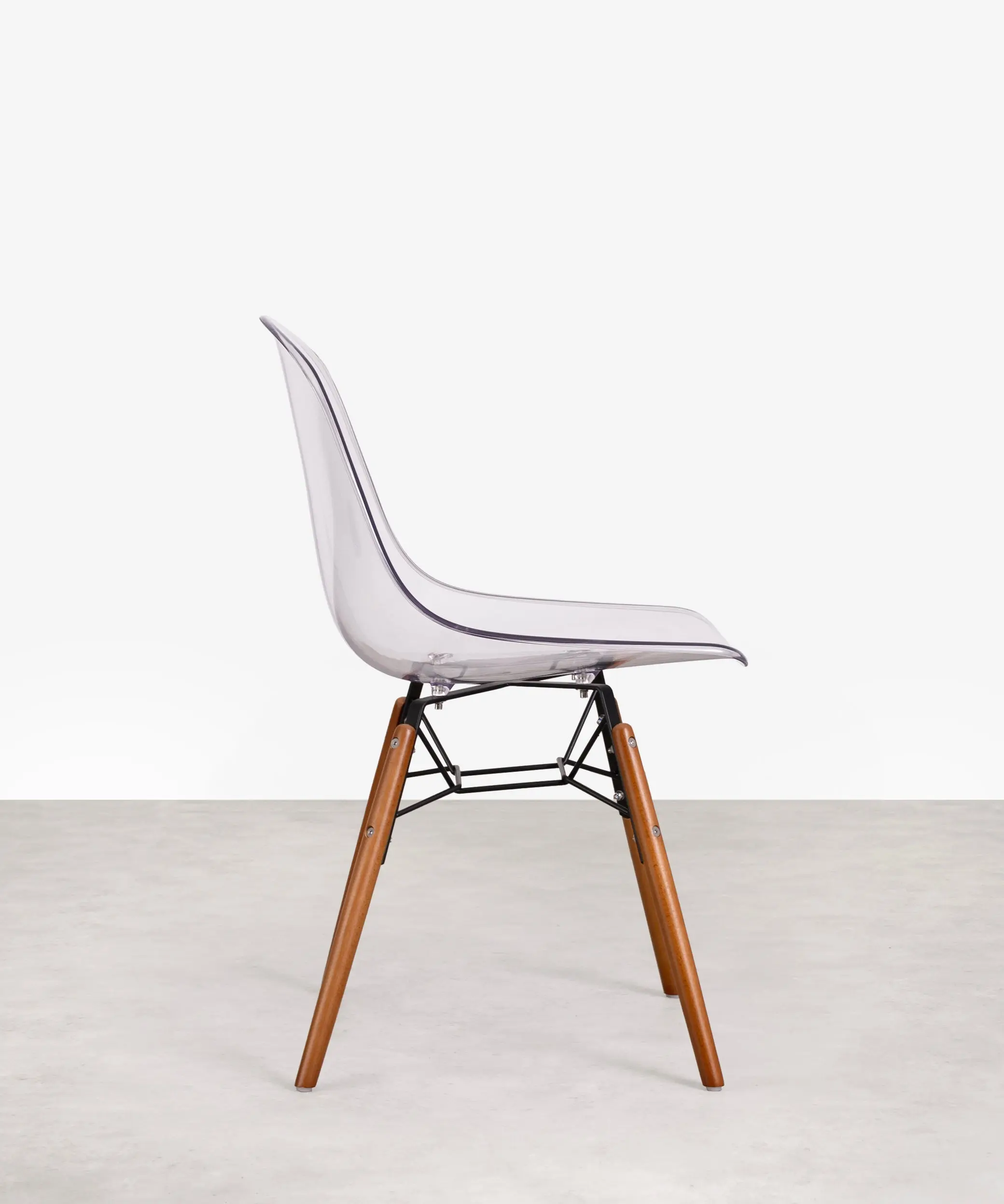 Silla de Policarbonato y Madera Elon - Image 4