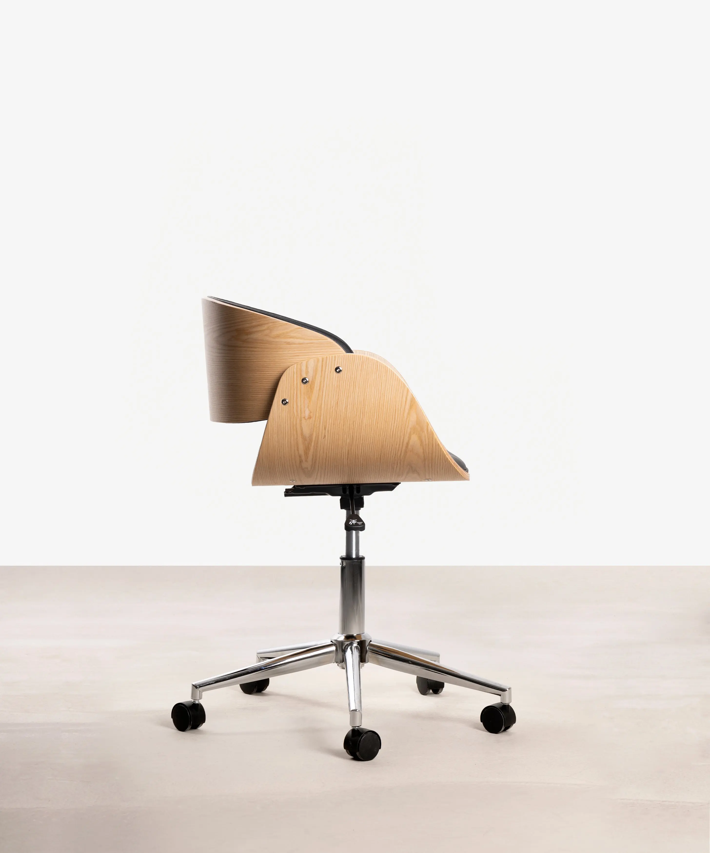 Silla de Escritorio de Polipiel y Madera Debbie - Image 14