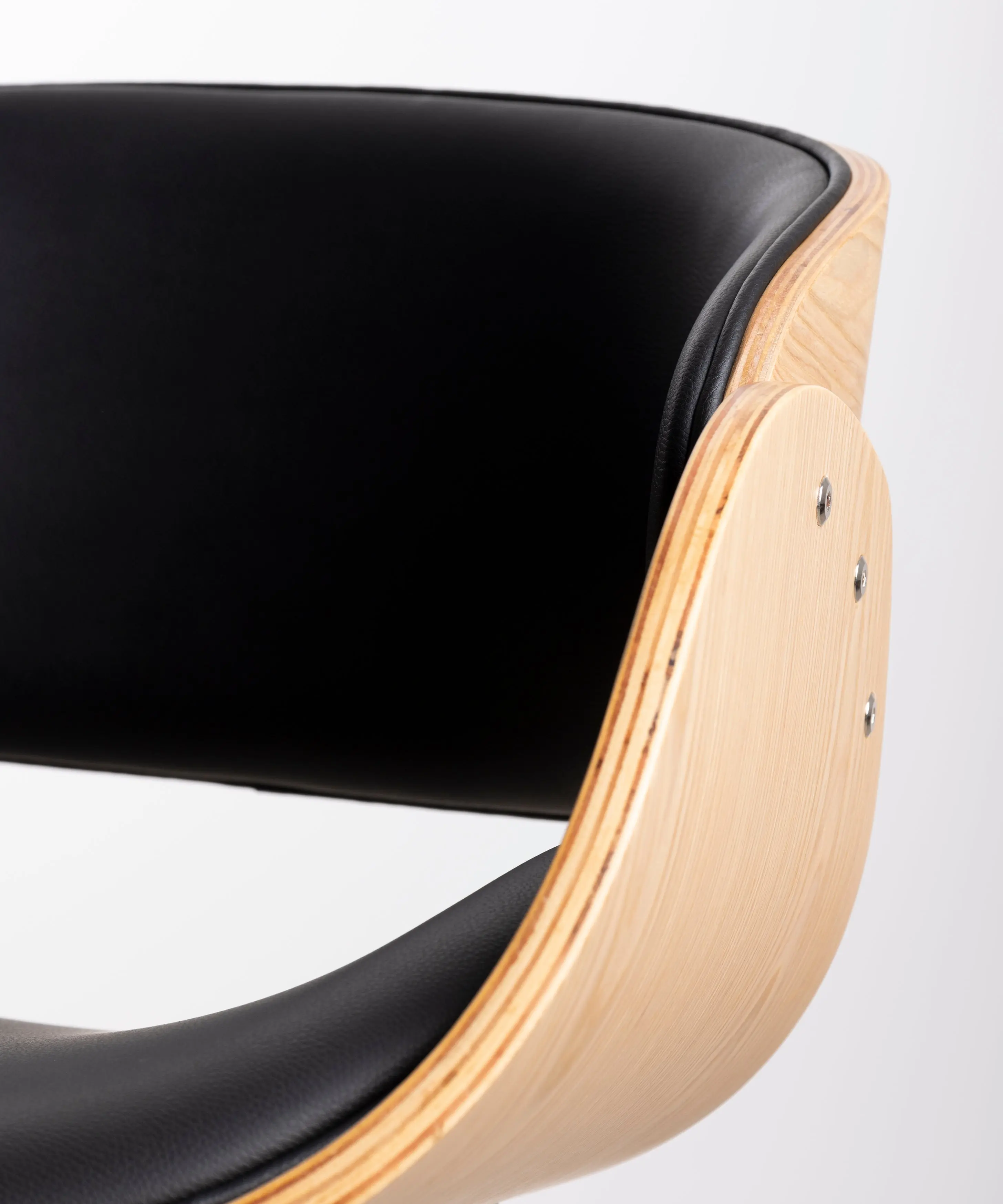 Silla de Escritorio de Polipiel y Madera Debbie - Image 18