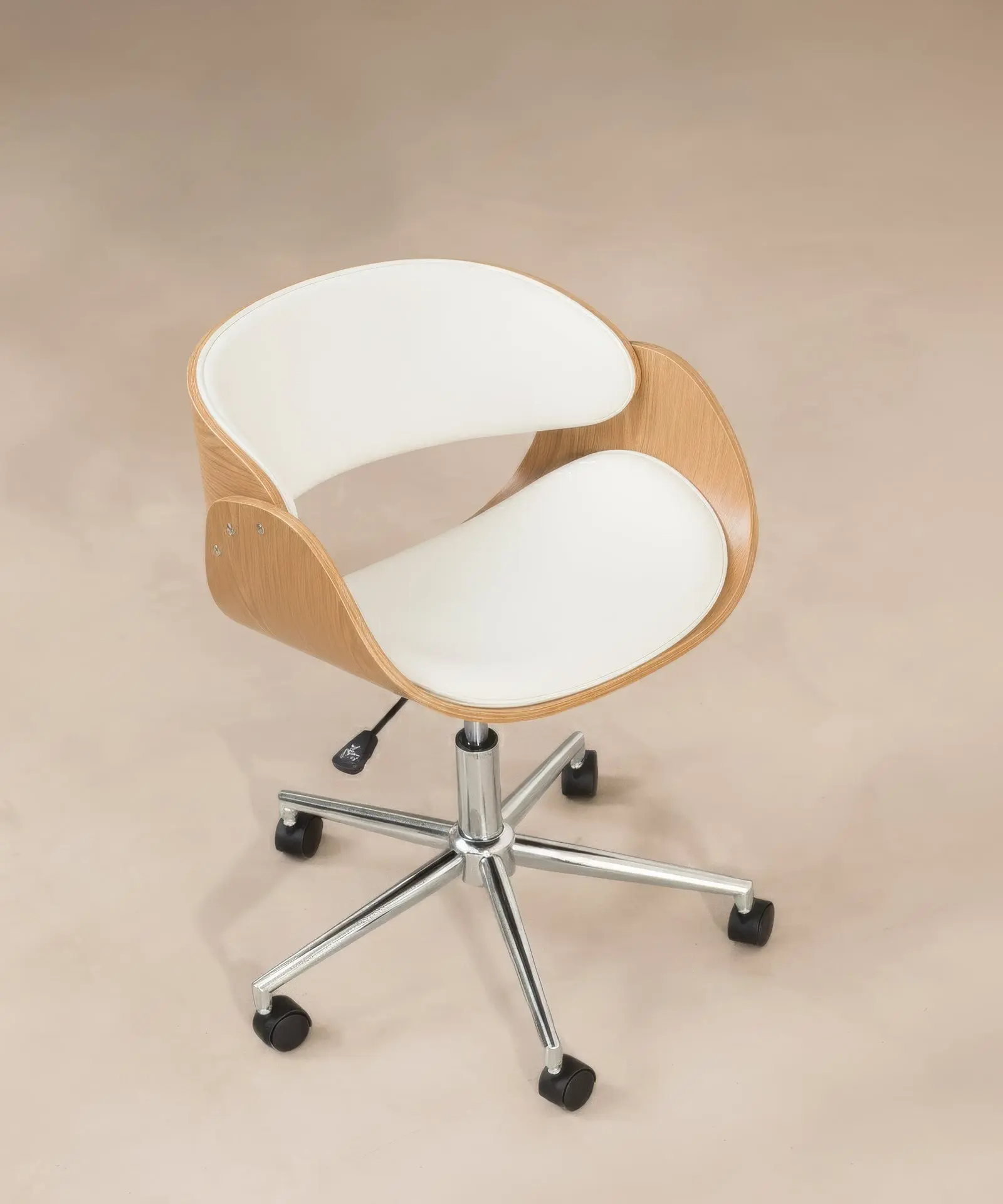 Silla de Escritorio de Polipiel y Madera Debbie - Image 19