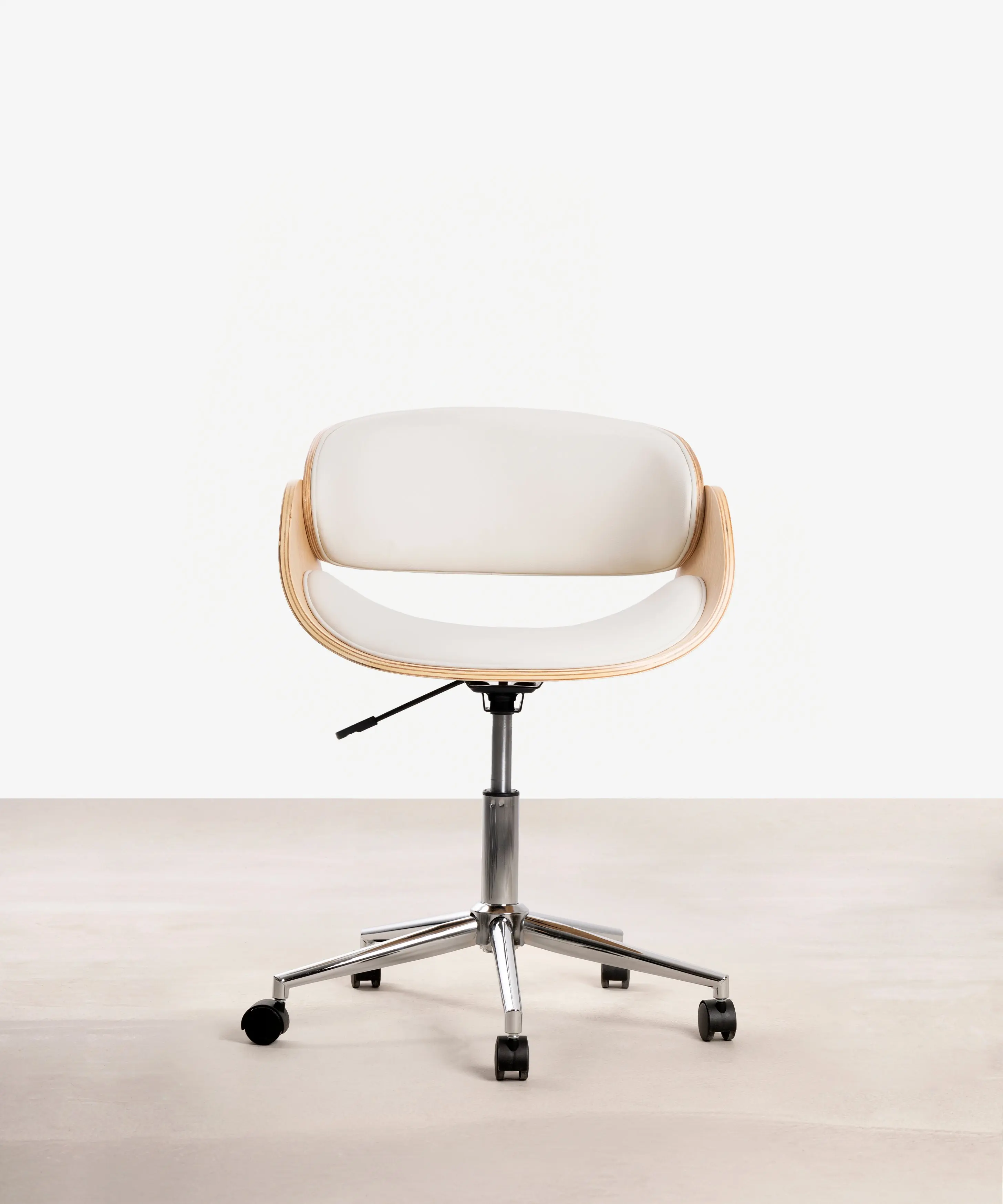 Silla de Escritorio de Polipiel y Madera Debbie - Image 23