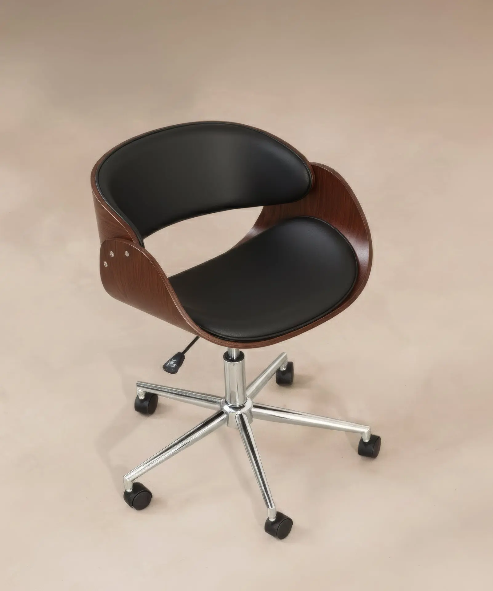 Silla de Escritorio de Polipiel y Madera Debbie - Image 29