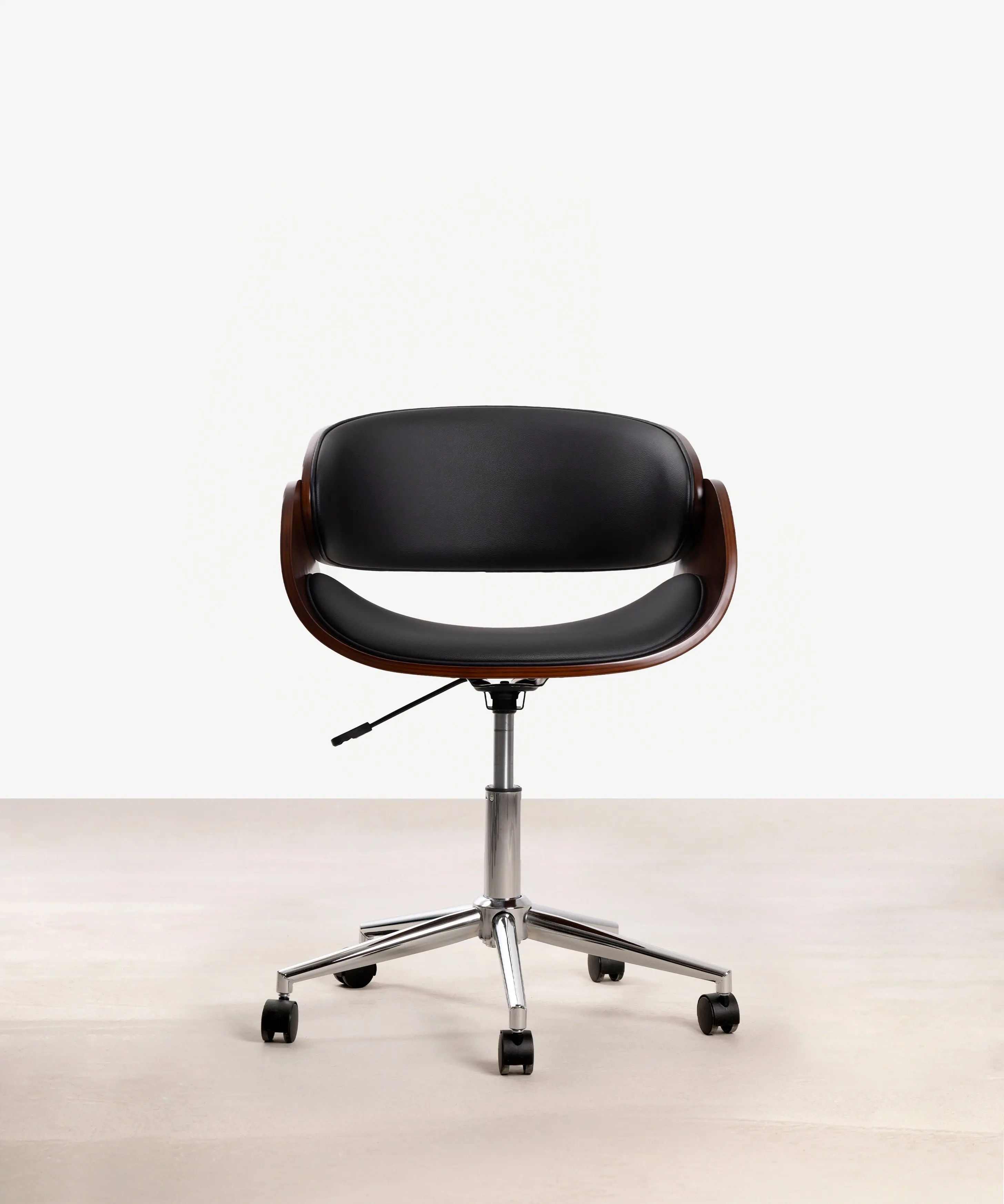 Silla de Escritorio de Polipiel y Madera Debbie - Image 32